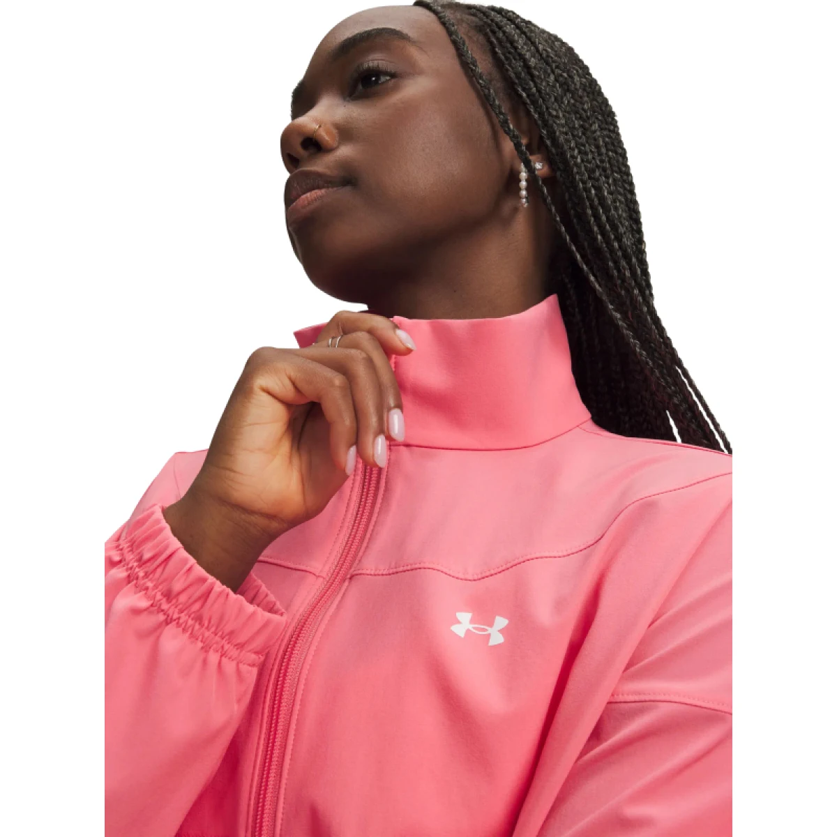 Dámská tréninková bunda UNDER ARMOUR UA Rival Woven Jacket-MRN · záber 2