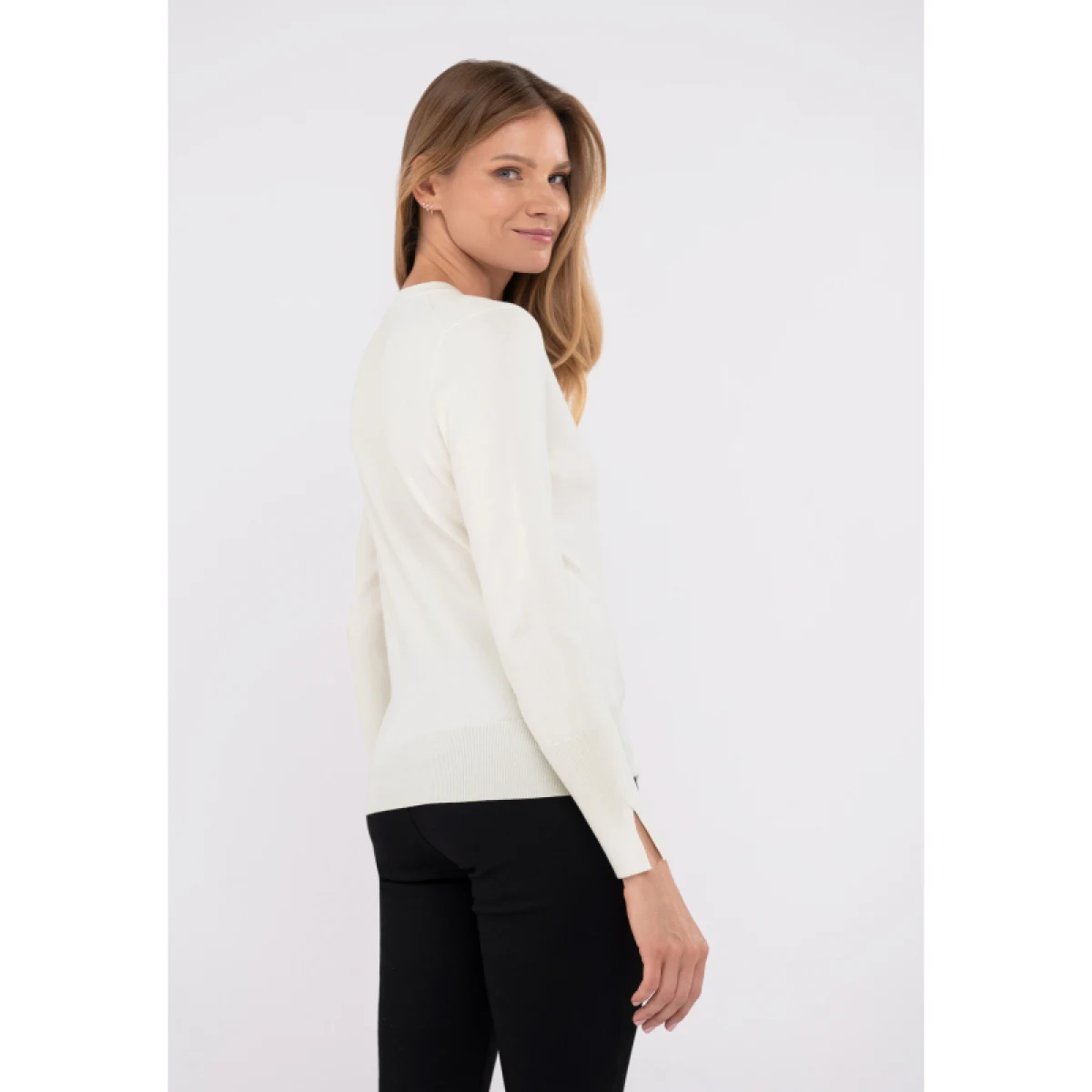 Dámský svetr VOLCANO S-NELI-101-CREAM · záber 3
