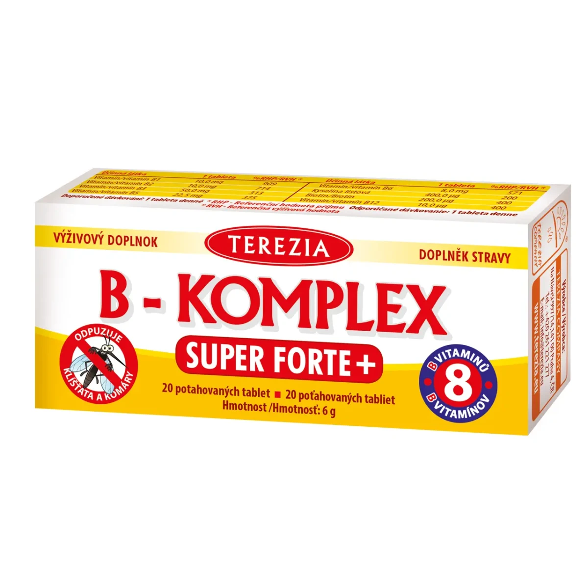 TEREZIA B-komplex Super Forte+ tbl.20 · záber 1