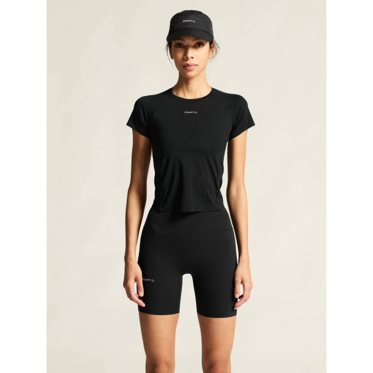 Dámské tréninkové tričko s krátkým rukávem CRAFT Hypervent Cropped Tee W - Pohlavie: Dámské · záber 11