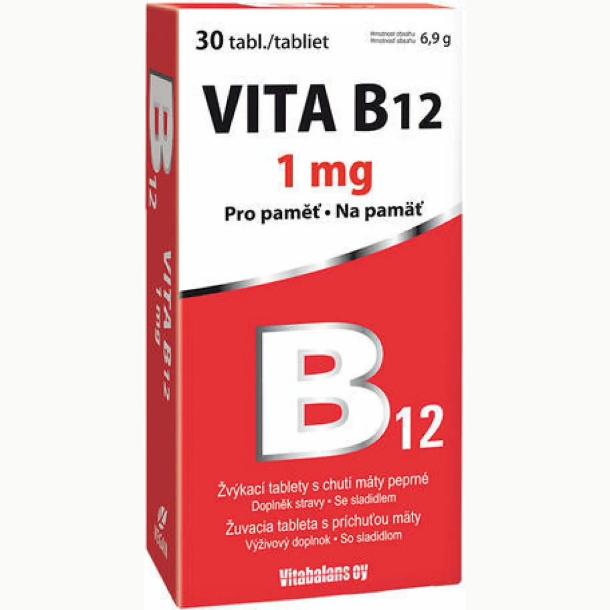 Vita B12 1000 mcg 30 tablet · záber 1