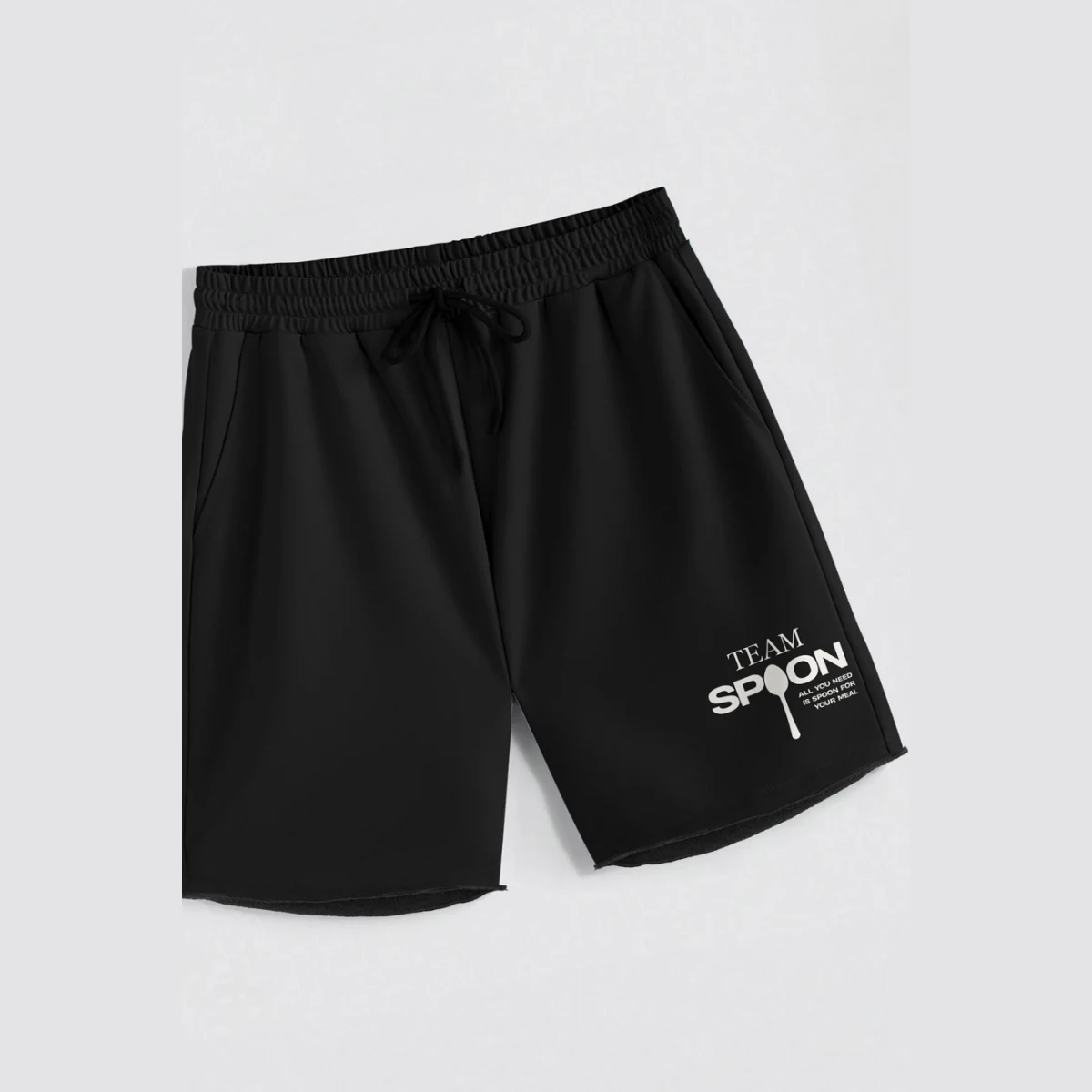Kraťasy, Barva Bílá, s Potiskem Hedrix Spoon · záber 2
