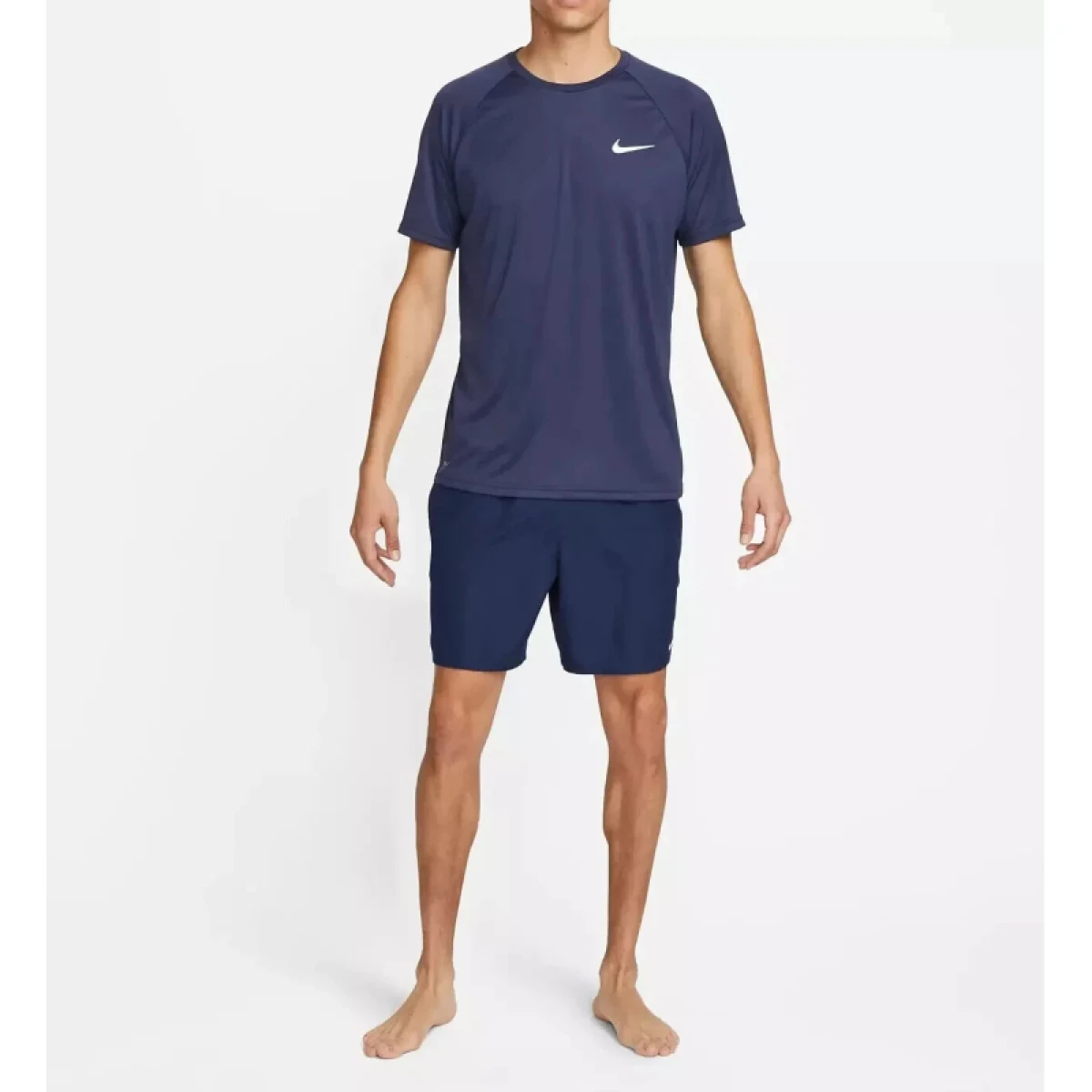 Pánské tréninkové tričko s krátkým rukávem NIKE SWIM ESSENTIAL MIDNIGHT NAVY-MIDNIGHT NAVY · záber 4