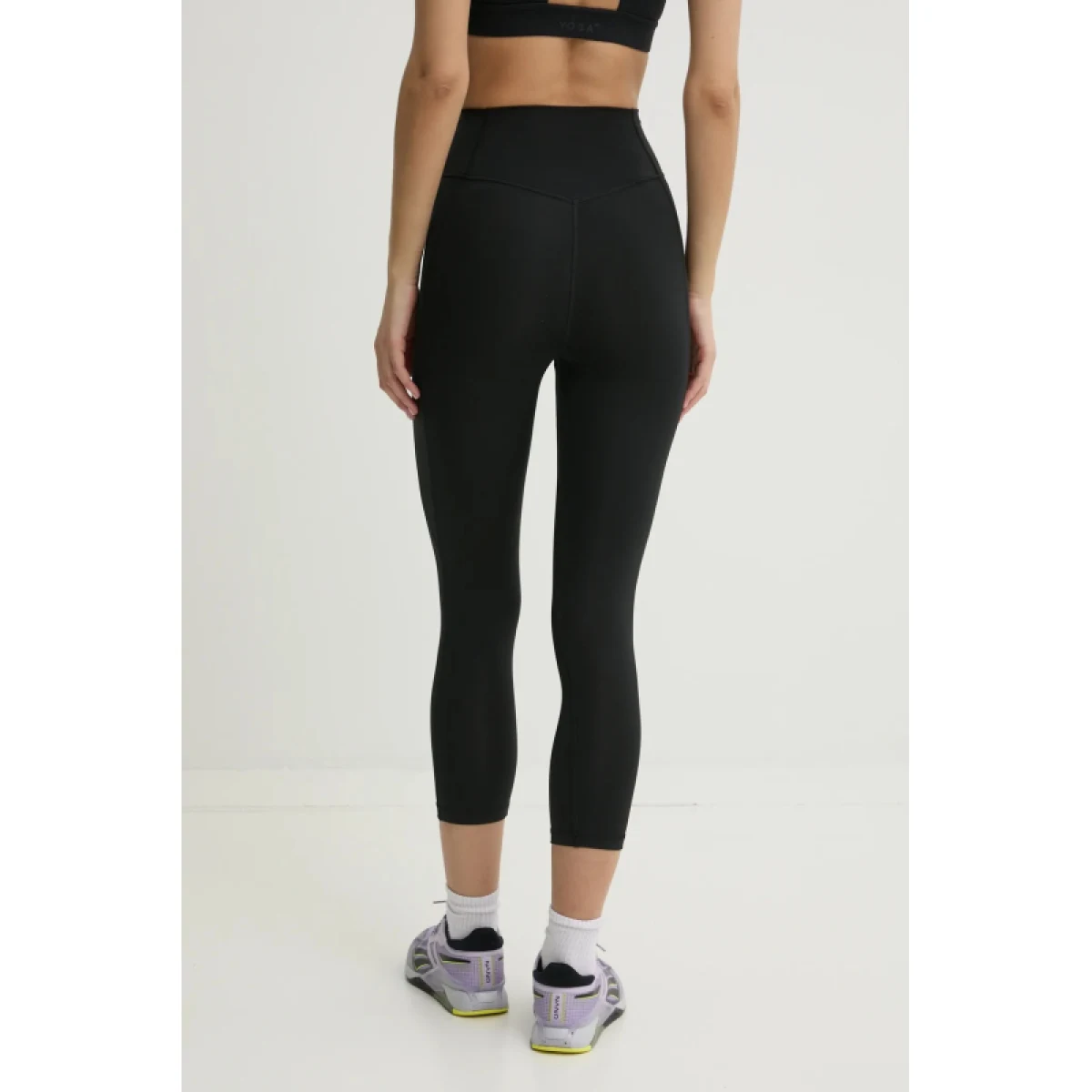 Dámské tréninkové 3 4 kalhoty ADIDAS OPT ESS ST 3 4 BLACK · záber 3