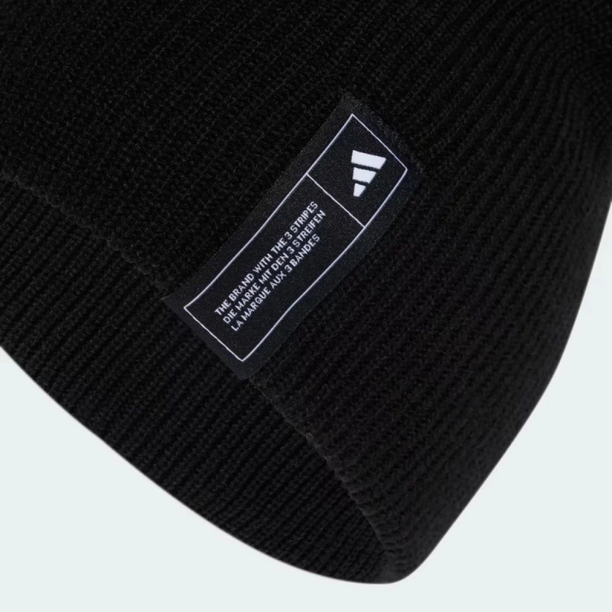 Zimní čepice ADIDAS ESS BEANIE BLACK WHITE · záber 4
