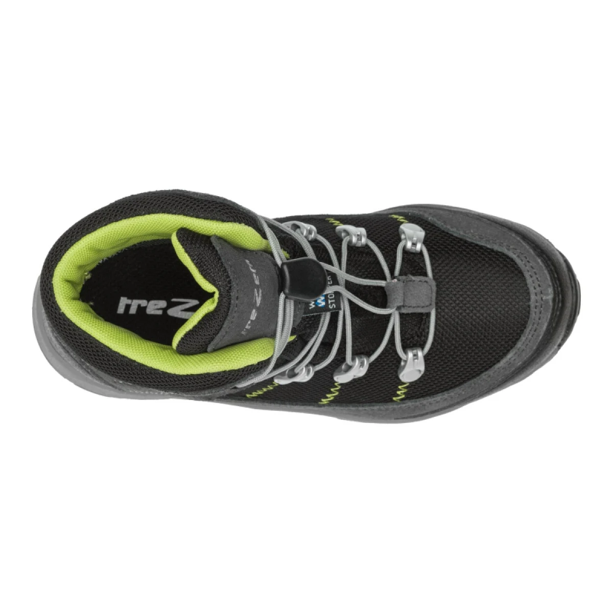 Dětská vysoká turistická obuv TREZETA Twister Wp Kid, Black Grey · záber 3