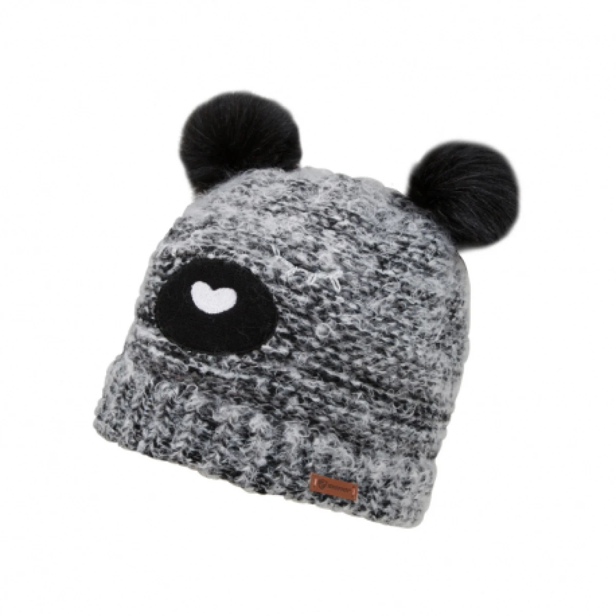 Juniorská zimní čepice ZIENER ISEL junior hat Black · záber 1