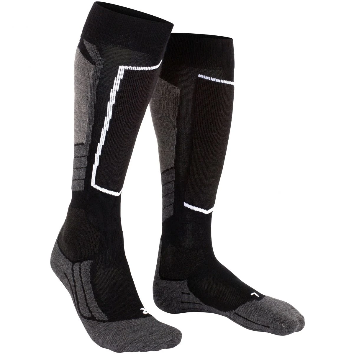 Falke SK2 Wool lyžařské ponožky, dámské, černé · záber 2