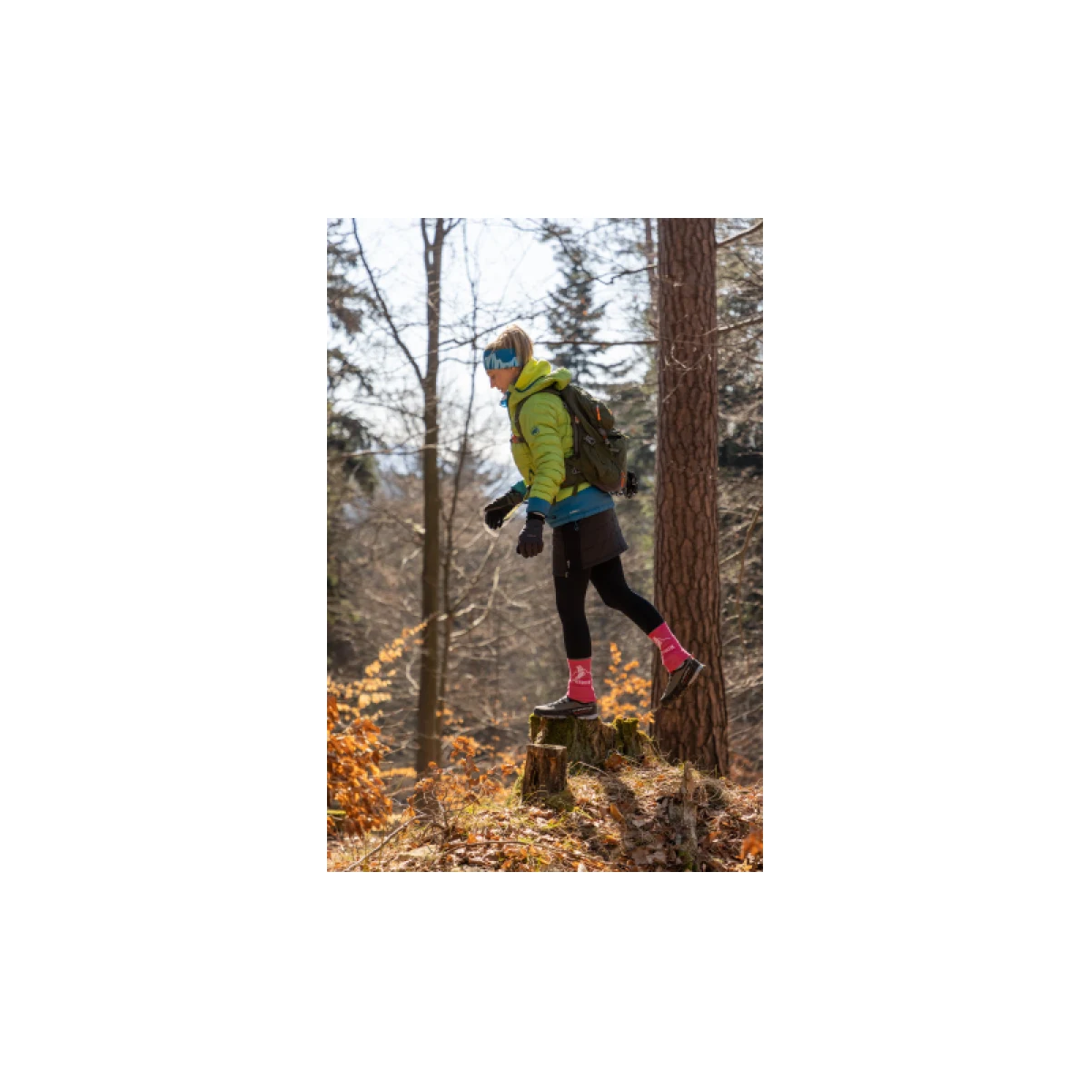 Turistické ponožky PHERUN Lady Pink · záber 3