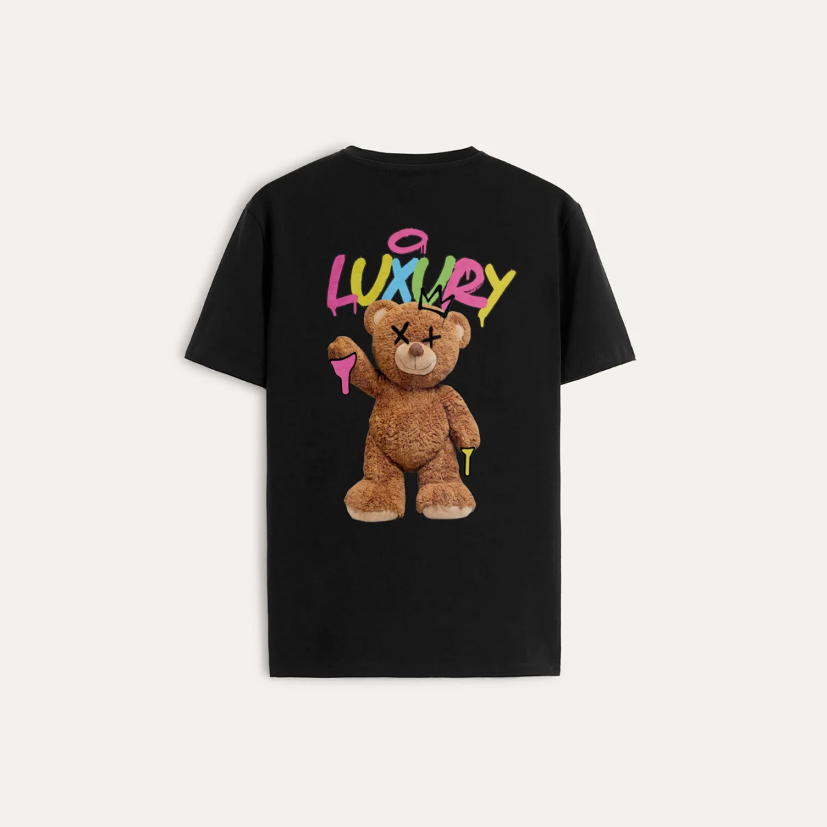 Tričko, Barva Bílá, s Potiskem Luxurious Teddy · záber 1