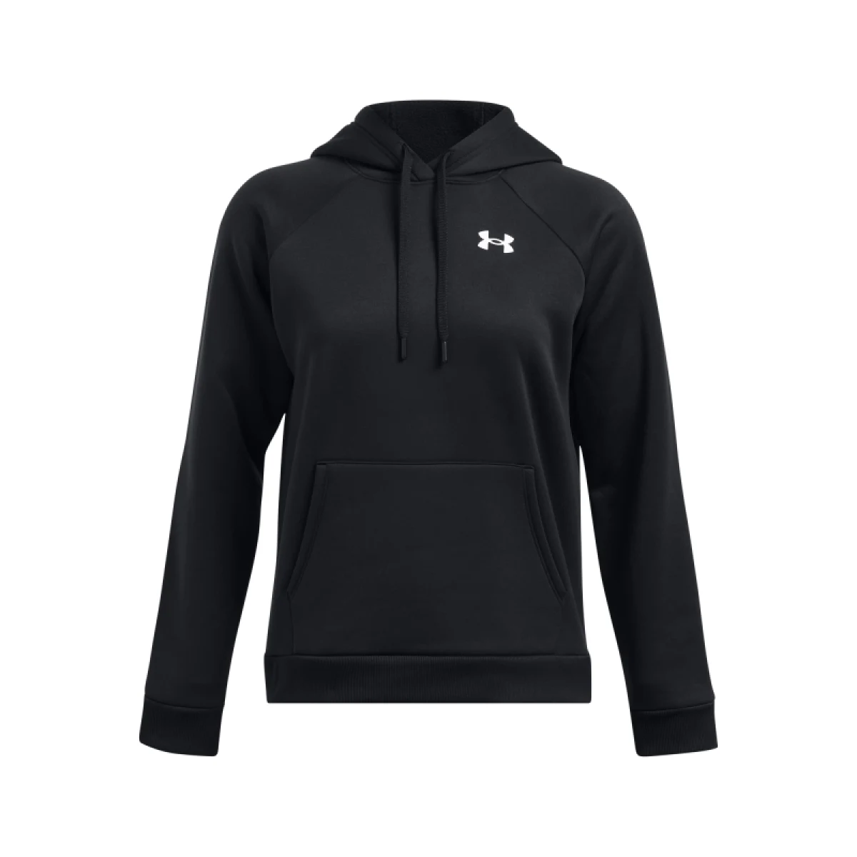 Dámská zateplená mikina s kapucí UNDER ARMOUR UA Armour Fleece Hoodie-BLK · záber 4