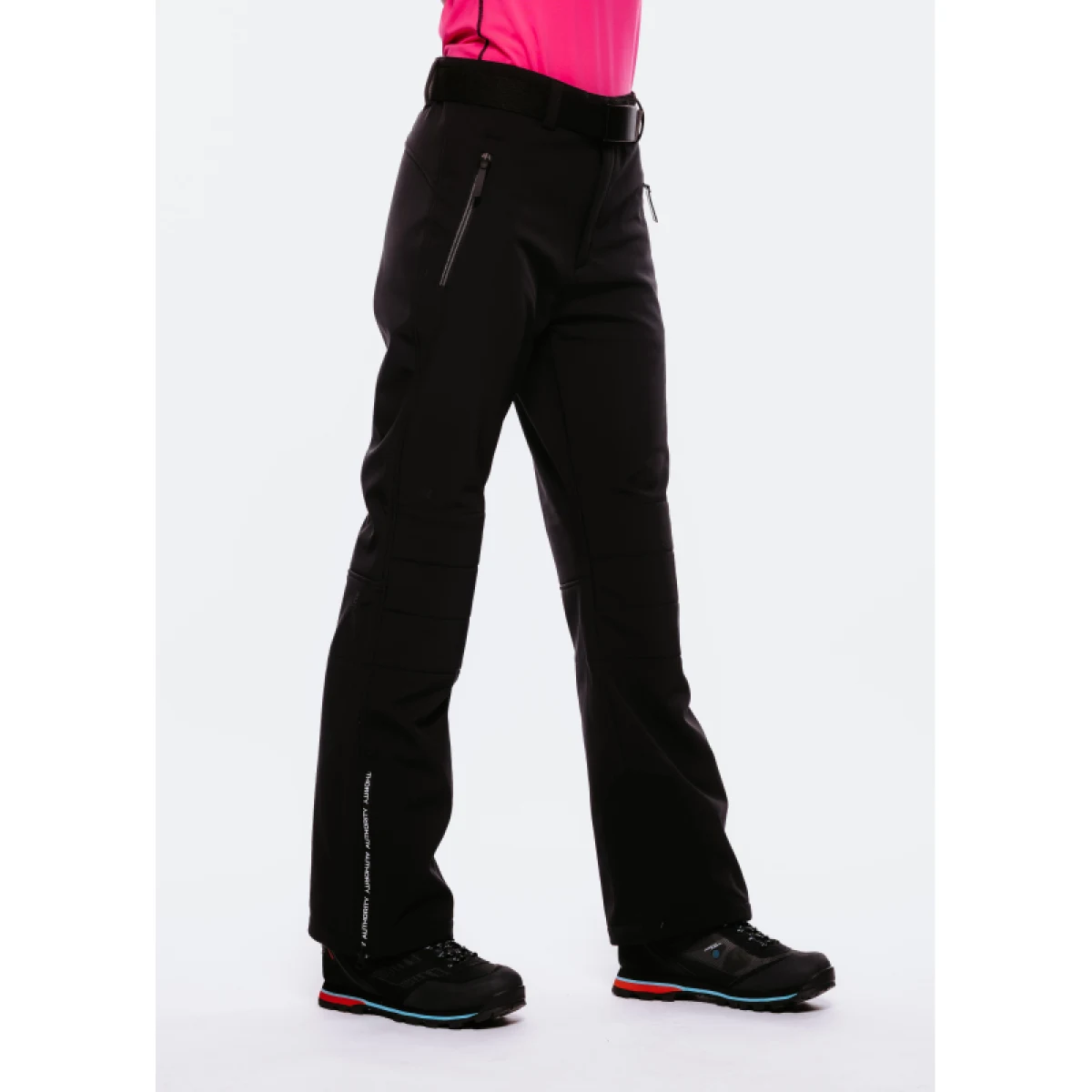 Dámské lyžařské softshellové kalhoty AUTHORITY SP-GLAM pants W black · záber 3