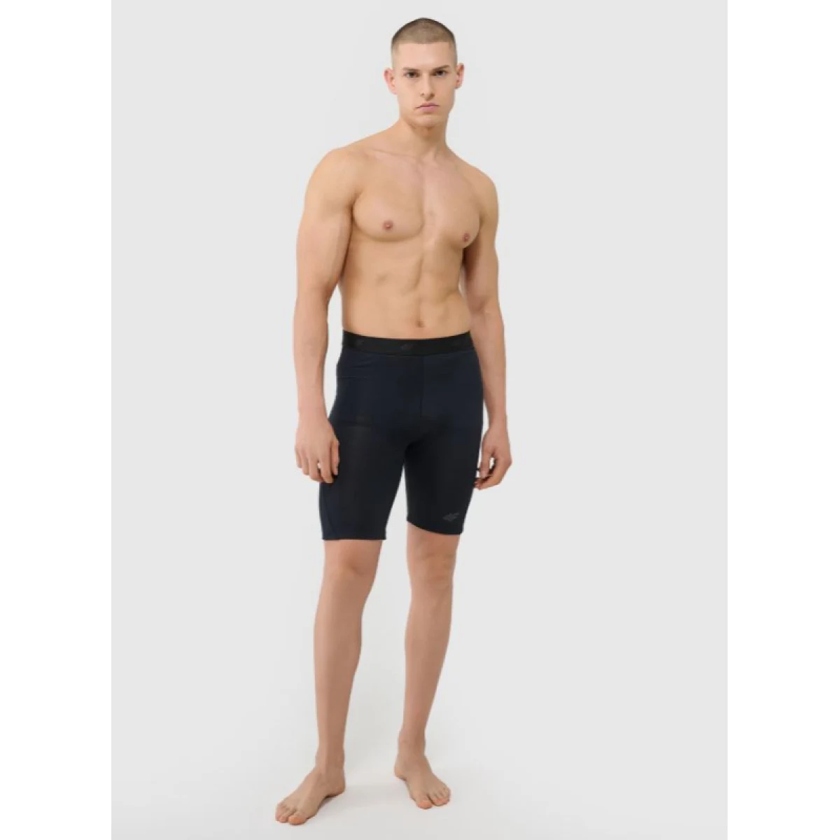 Pánské cyklistické kalhoty 4F SHORT TIGHTS FNK-WSS25TFSTM031-20S-DEEP BLACK · záber 5