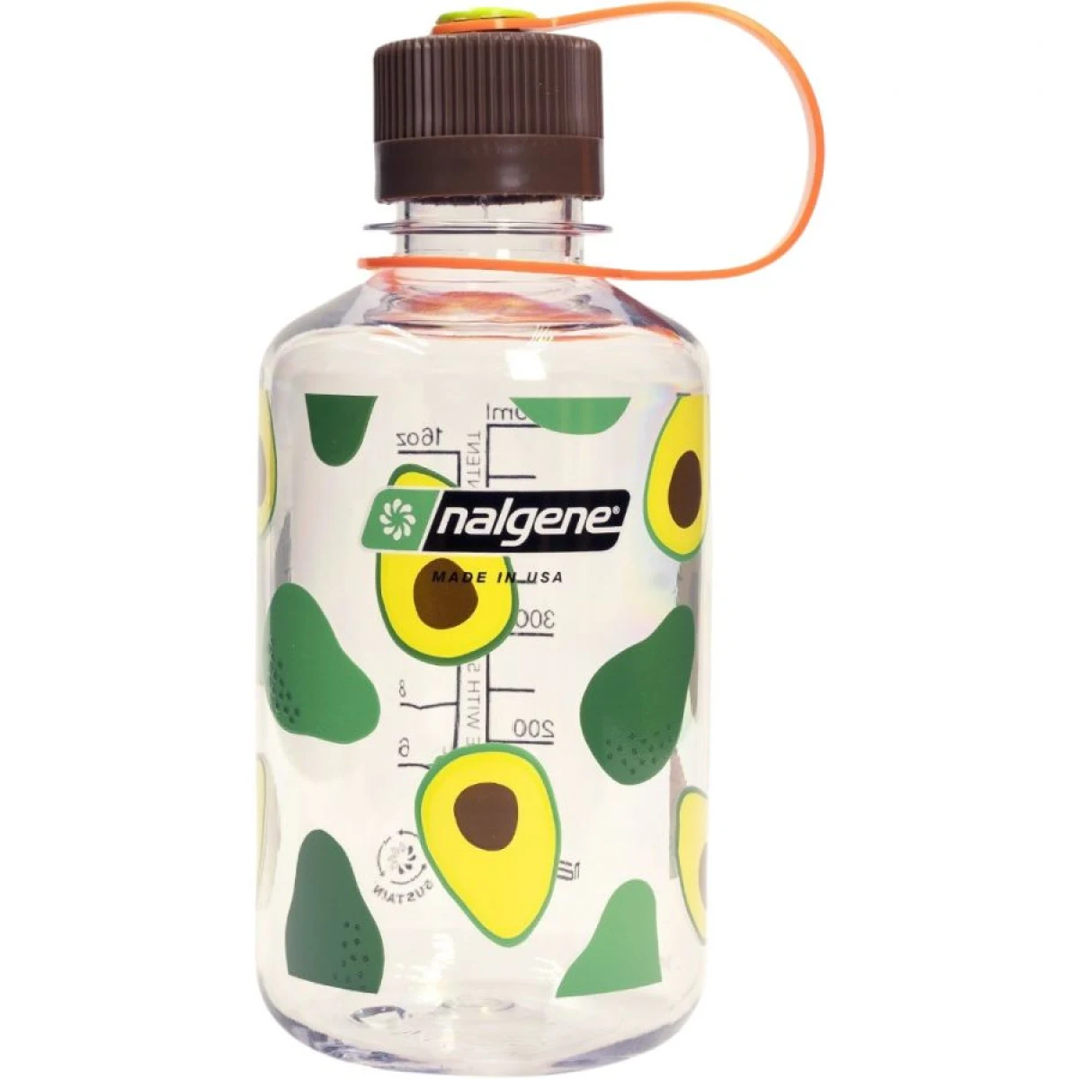 Nalgene narrow mouth sustain, láhev na pití, 500 ml, avokádo · záber 1