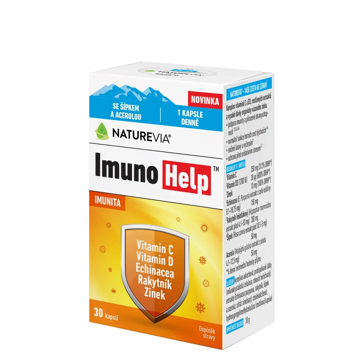 Swiss NatureVia ImunoHelp 30 kapslí · záber 1