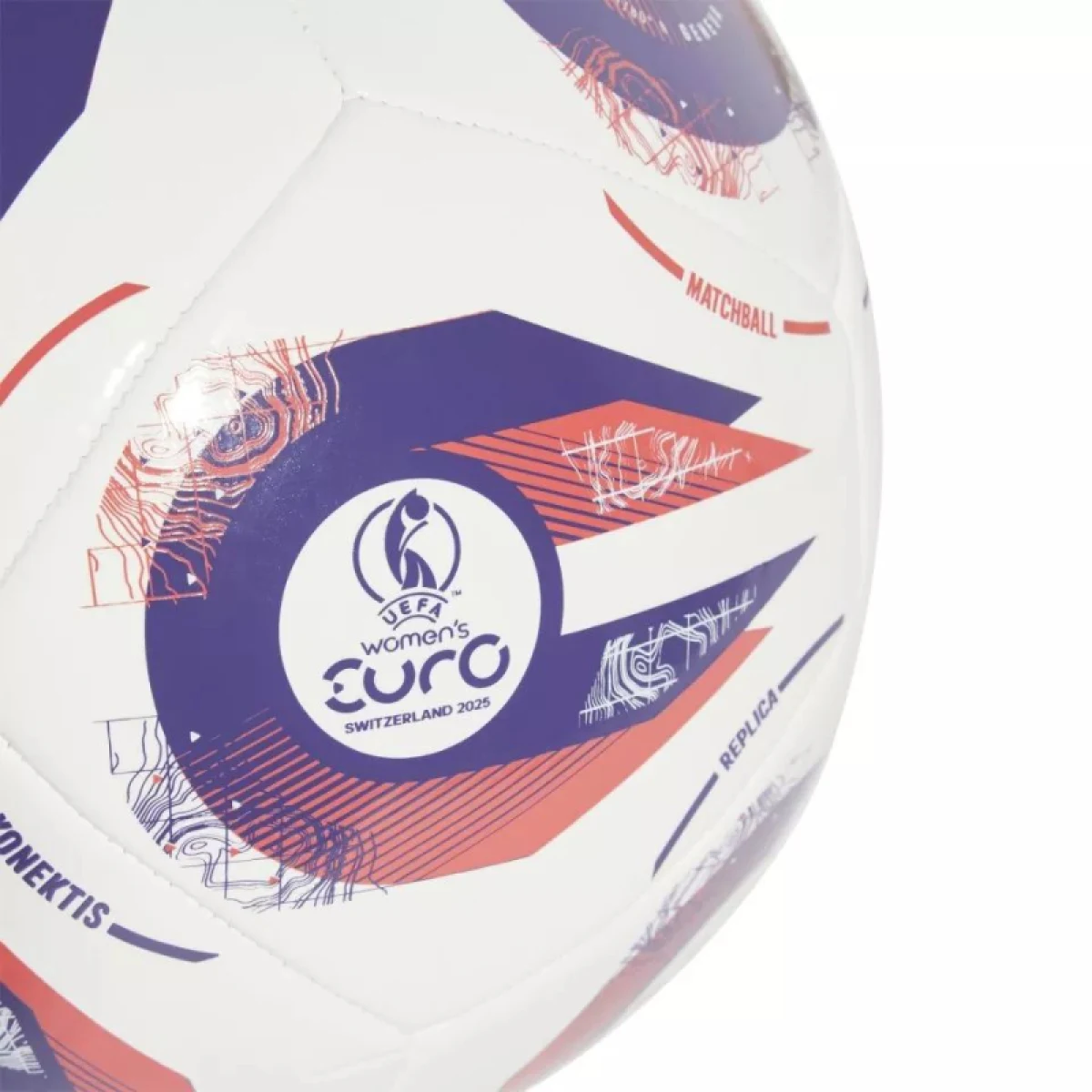 Fotbalový míč ADIDAS W EURO25 CLB WHITE PANTON PANTON · záber 7