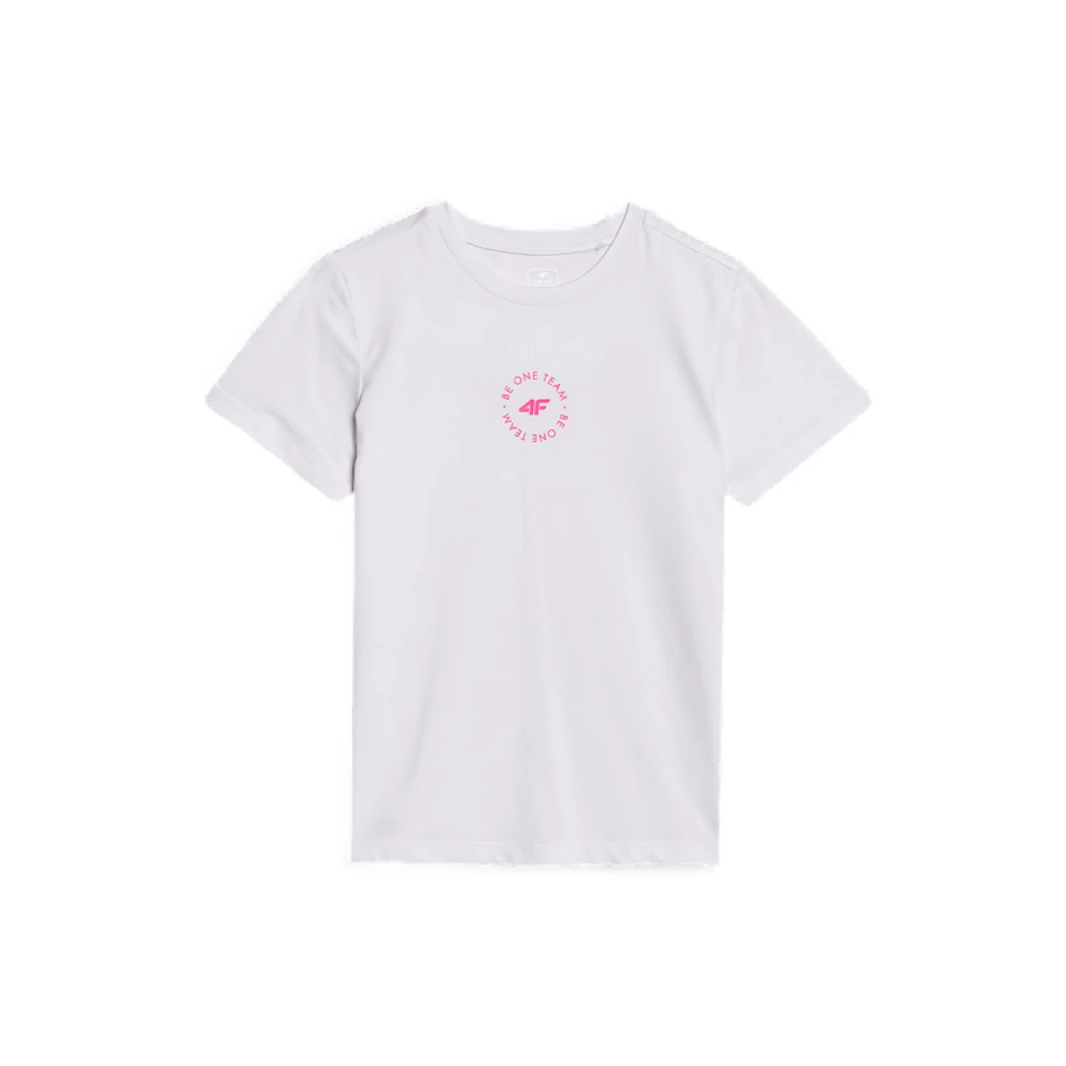 Dívčí tréninkové tričko s krátkým rukávem 4F JUNIOR TSHIRT FNK F1185-10S-WHITE · záber 5