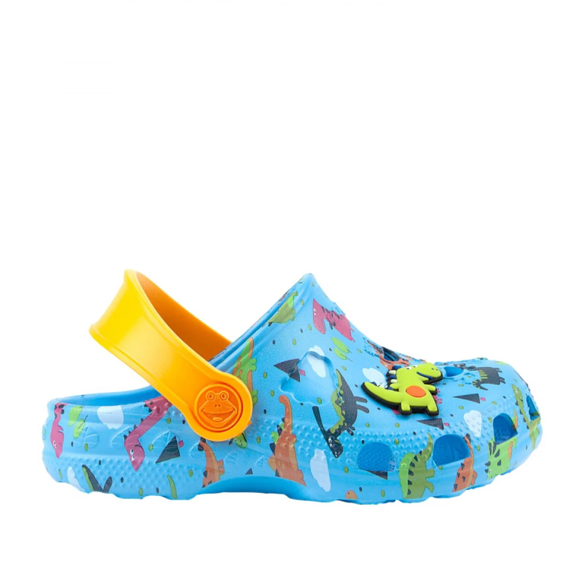 Chlapecké kroksy (rekreační obuv) COQUI Little Frog light blue light orange · záber 2