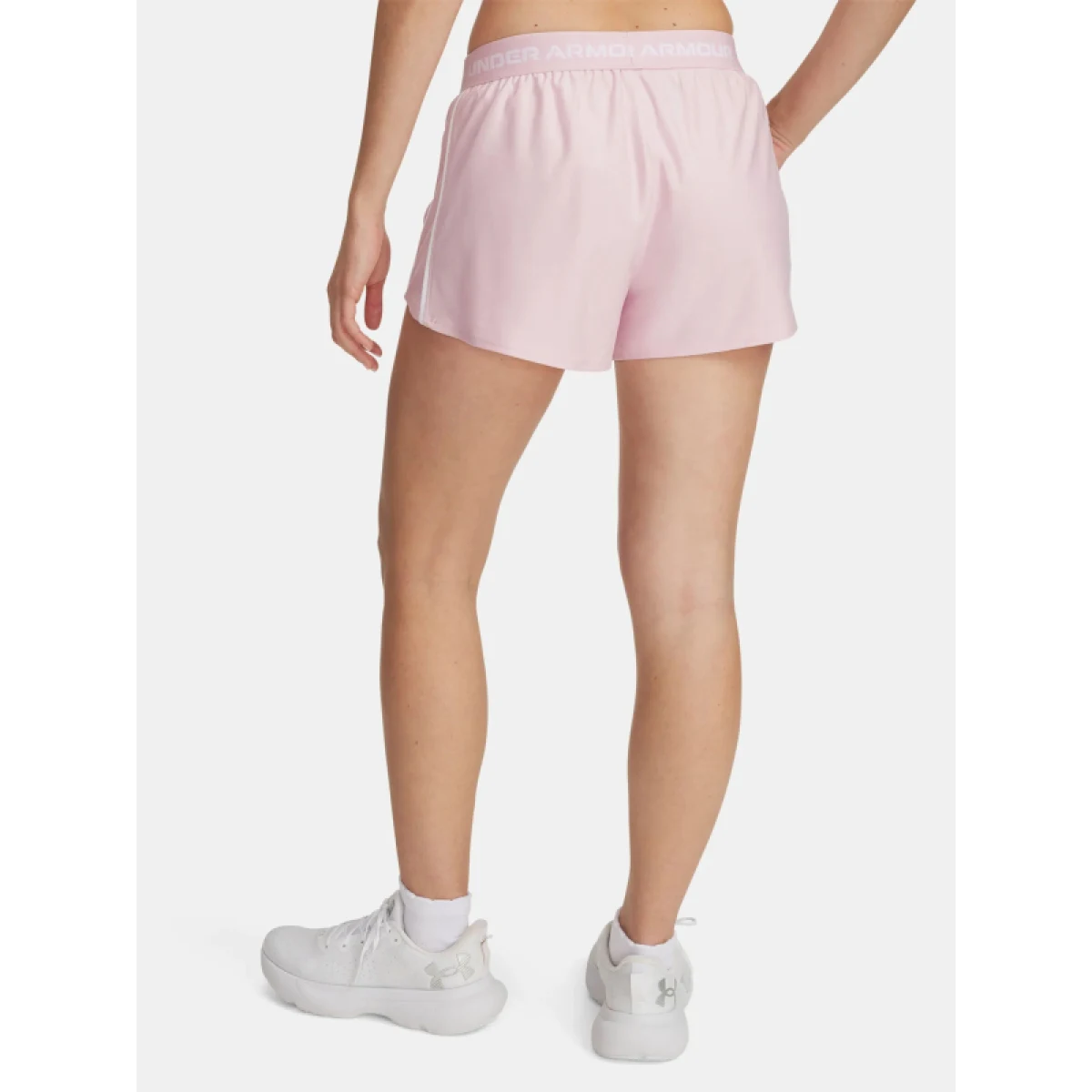 Dámské tréninkové kraťasy UNDER ARMOUR Tech Play Up Shorts-PNK · záber 2