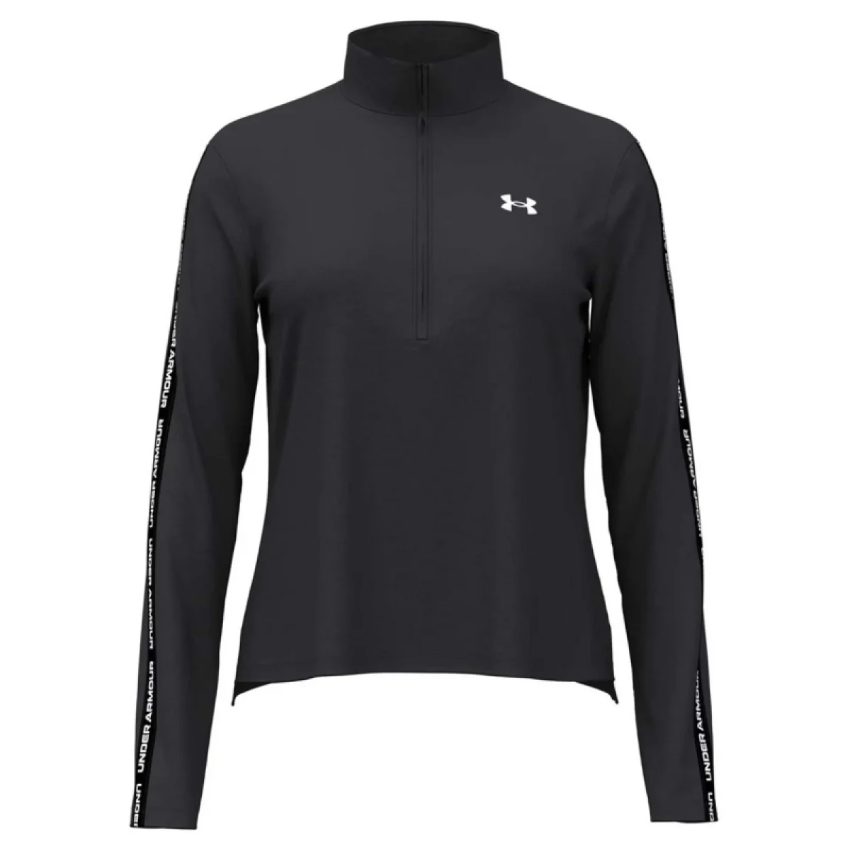 Dámská tréninková mikina s 1 2 zipem UNDER ARMOUR UA Tech WM Tape Half Zip-BLK · záber 2