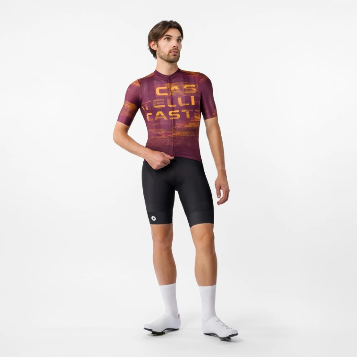 Pánský cyklistický dres s krátkým rukávem CASTELLI Stratus Logo · záber 9