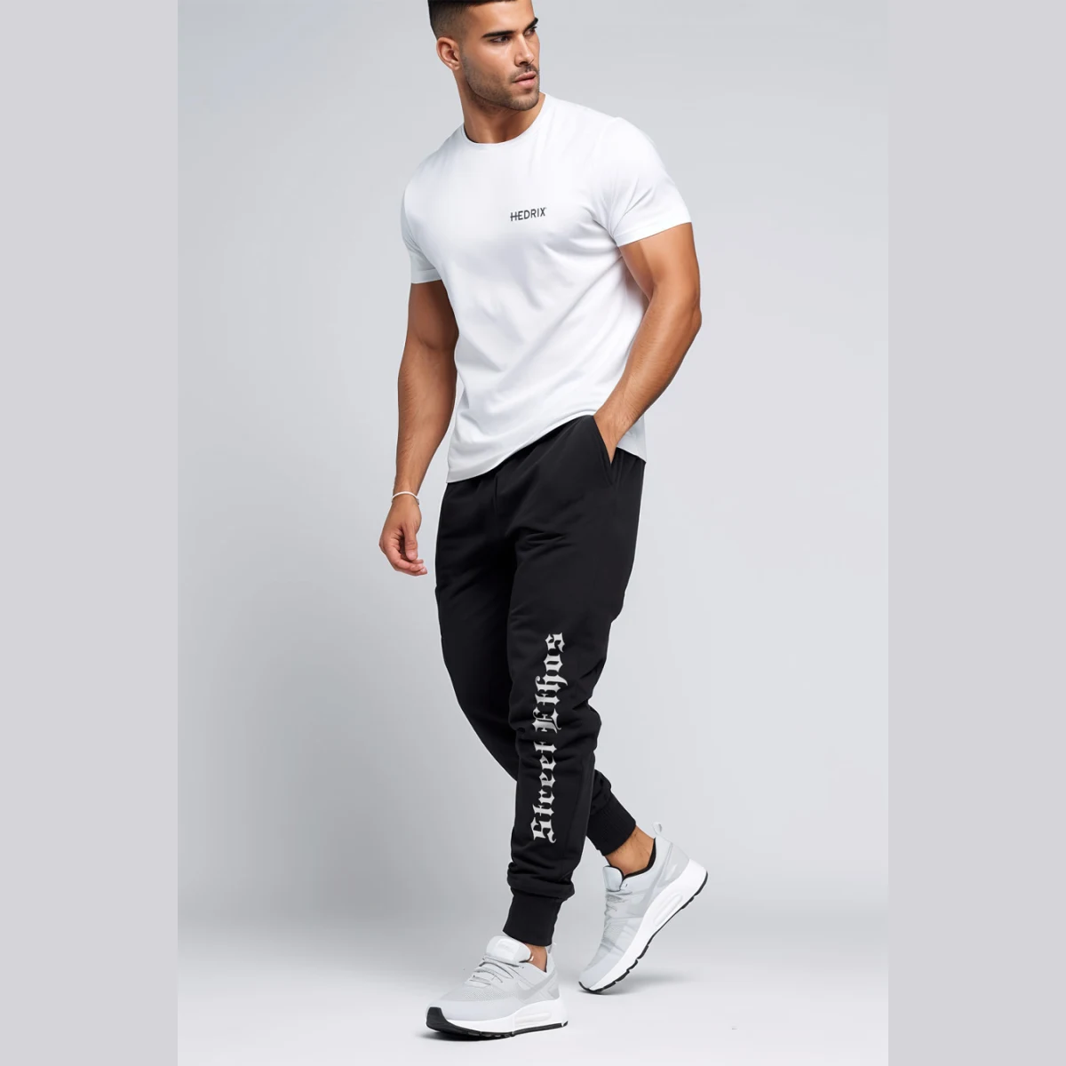 Tepláky Jogger , Barva Modrá, s Potiskem Street Ethos · záber 5