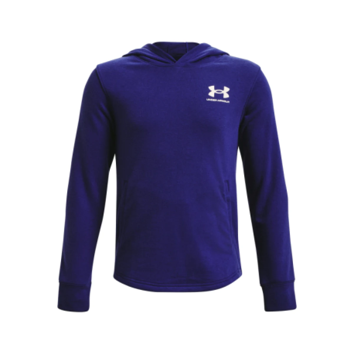 Chlapecká mikina s kapucí UNDER ARMOUR UA Rival Terry Hoodie-BLU · záber 1