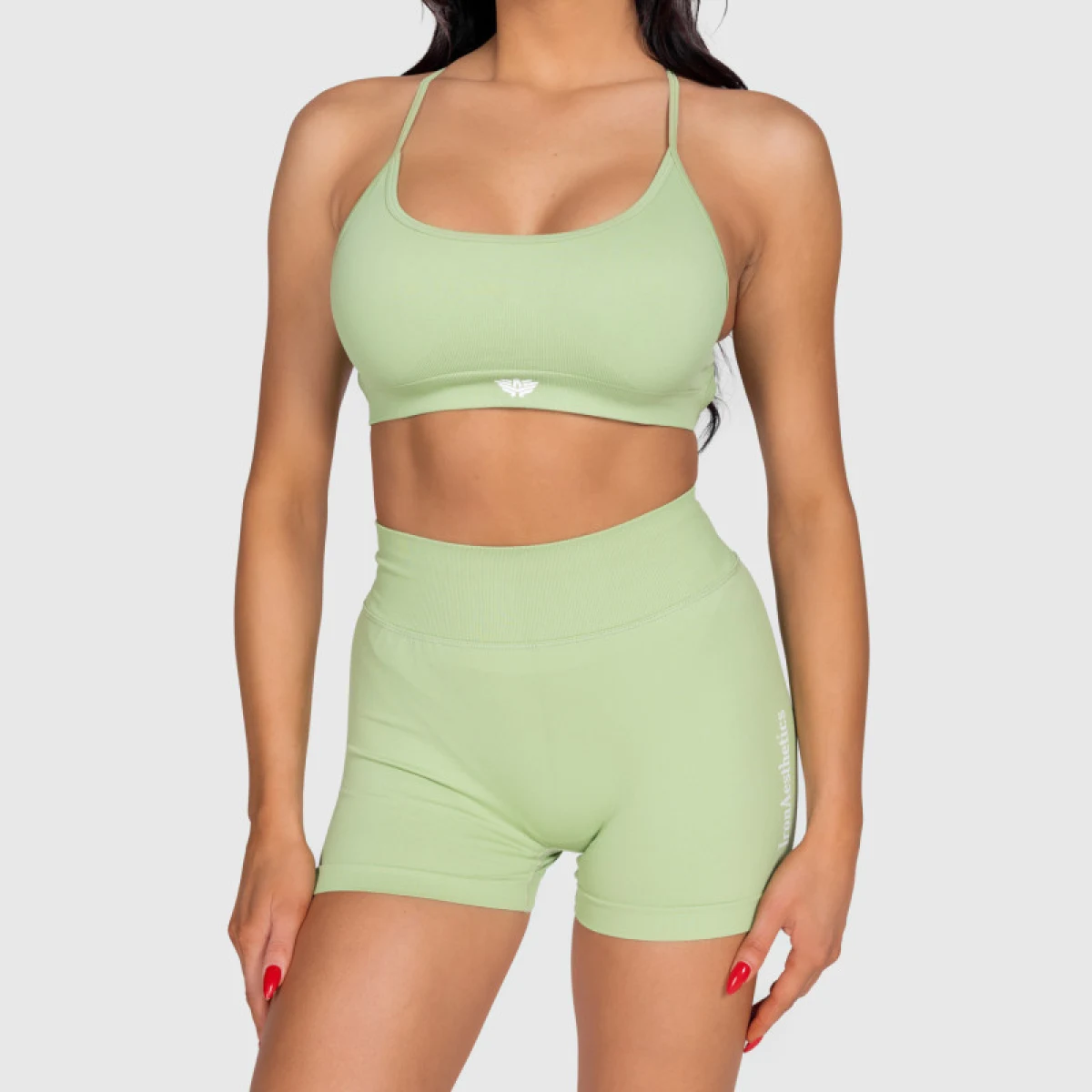 Sportovní podprsenka Iron Aesthetics Shape, modrá · záber 12