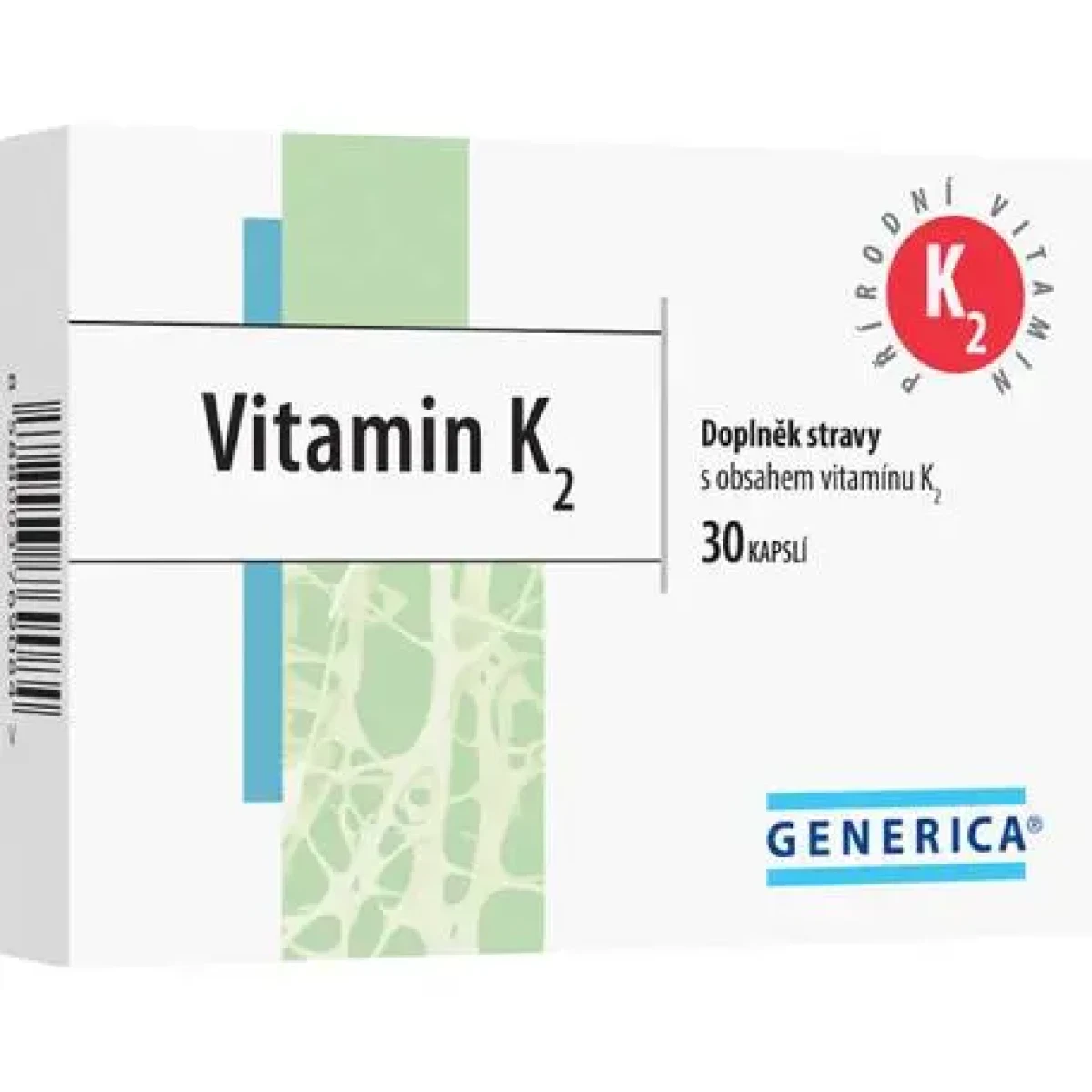 Generica Vitamin K2 30 kapslí · záber 1