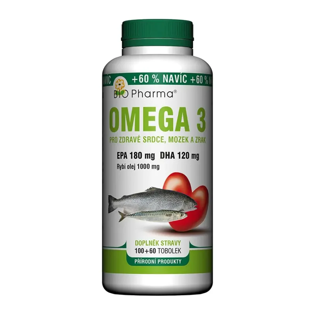 Omega 3 1000mg EPA180mg+DHA120mg 100+60 tablet · záber 1