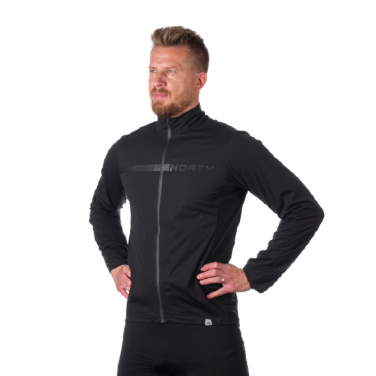 Cyklistická bunda NORTHFINDER JAKARI black · záber 1