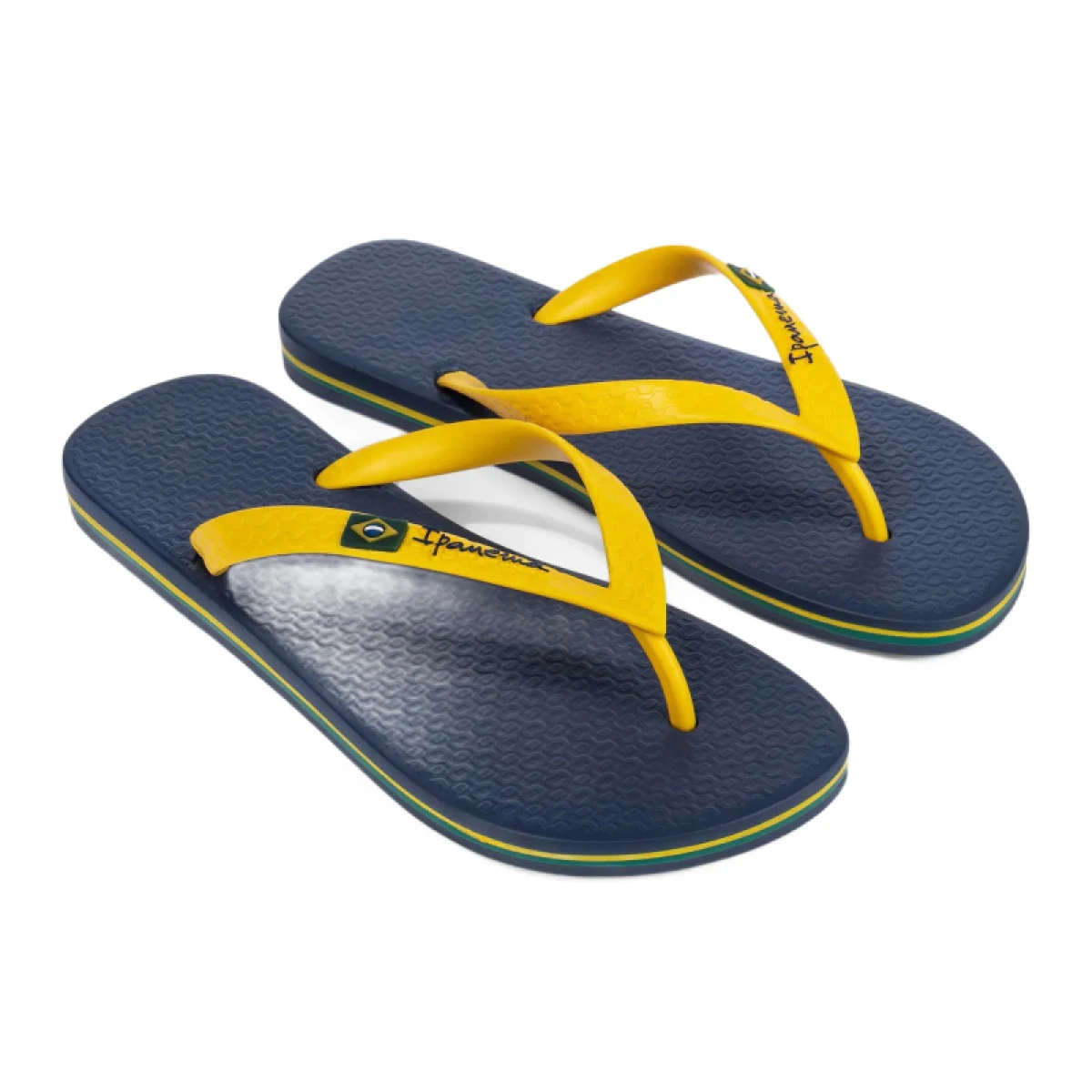 Pánské žabky (plážová obuv) IPANEMA Clas Brazil M blue yellow · záber 3