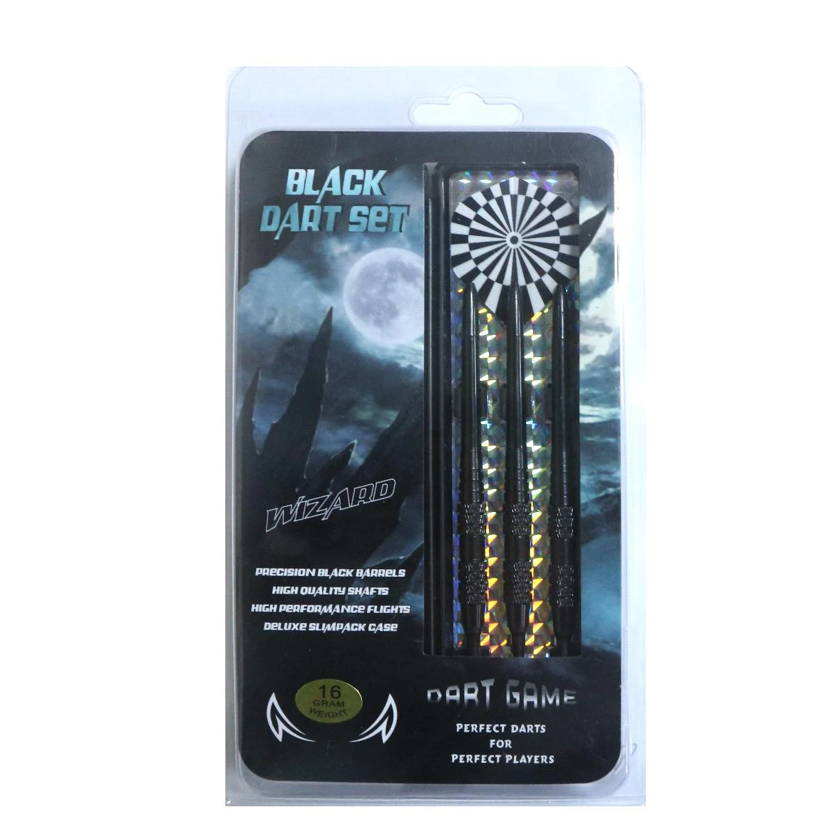 Šipky MASTER Wizard Black Brass 3ks - softip 18g · záber 4