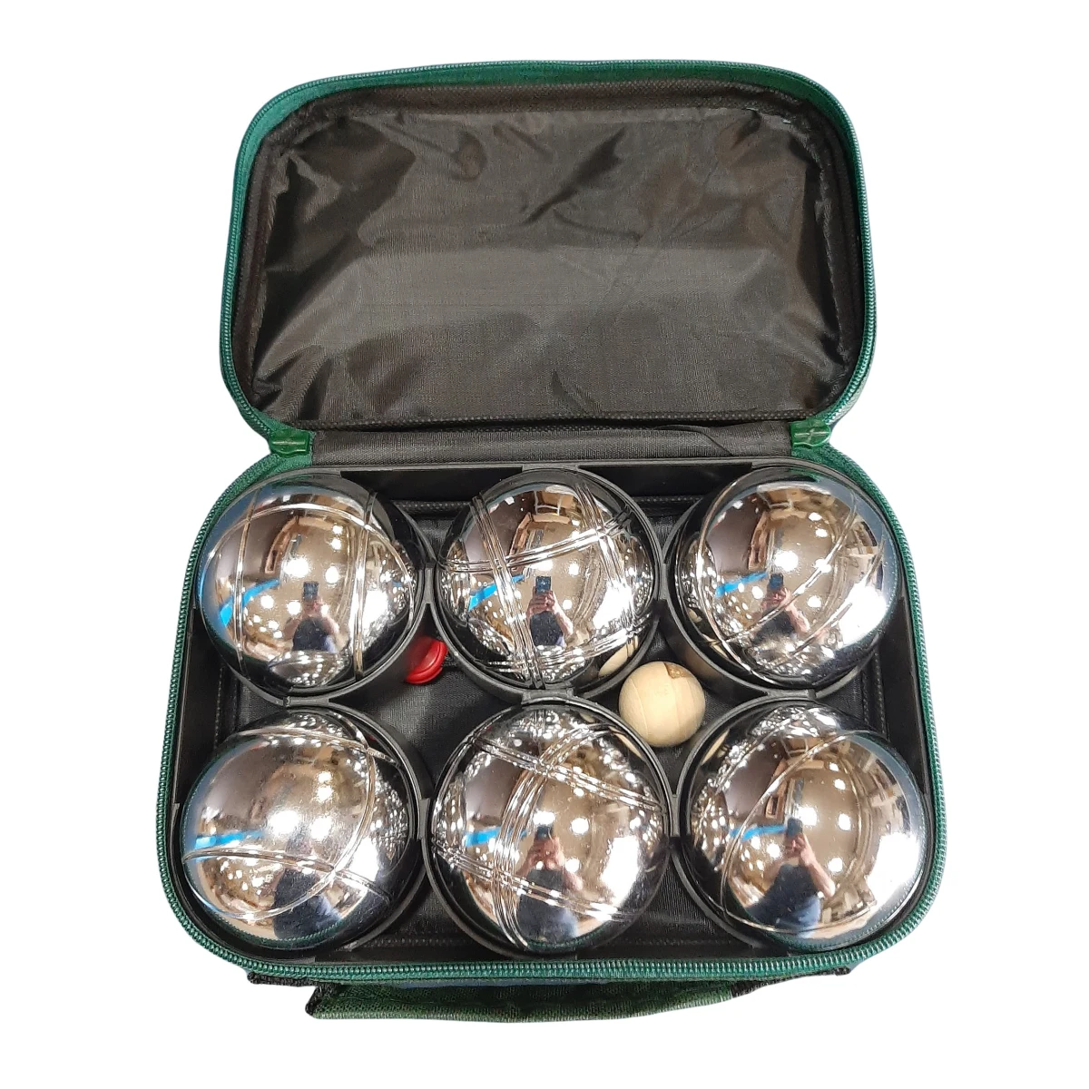 Petanque sada SEDCO 6 koulí obal nylon · záber 1