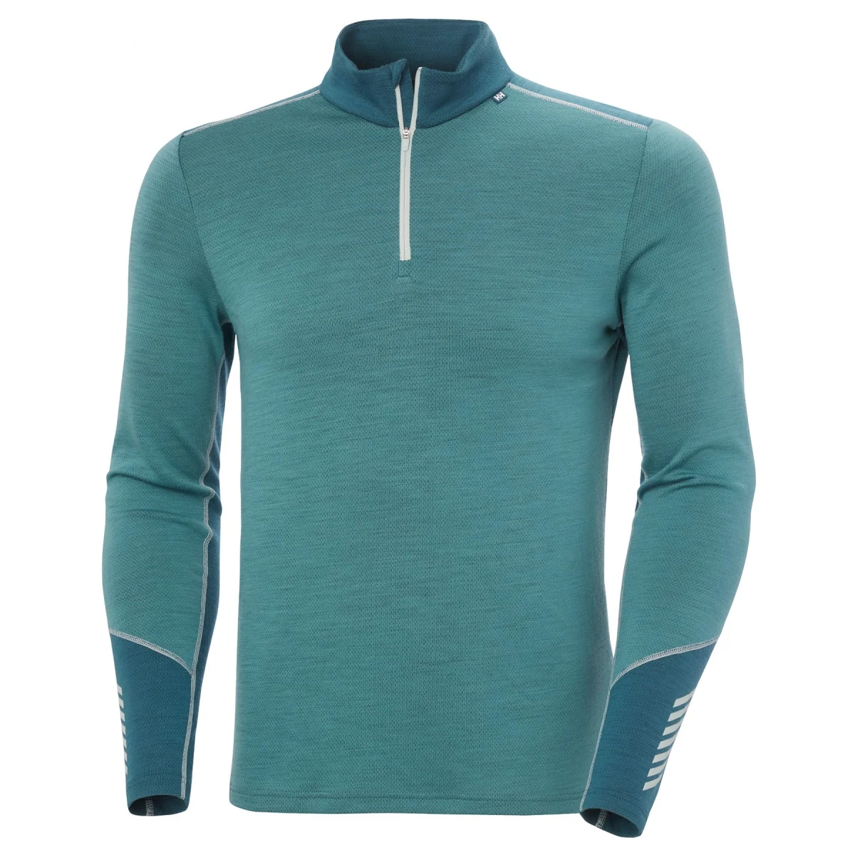 Helly Hansen Lifa Merino Midweight 1/2 Zip, pánské, zelené · záber 3