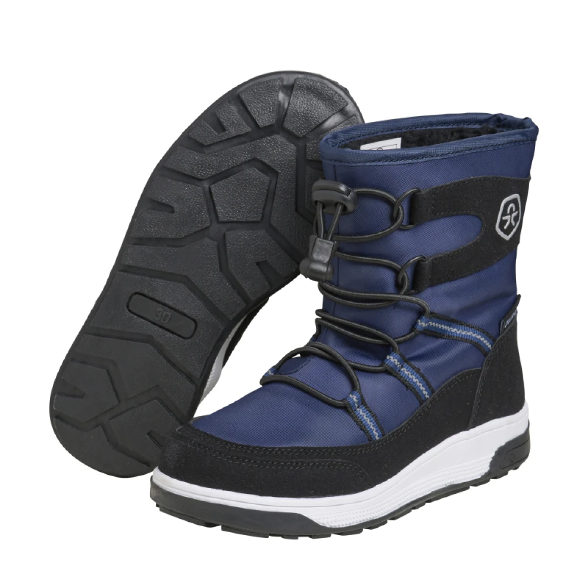 Chlapecké vysoké zimní boty COLOR KIDS Boots W. String & Stopper, total eclipse · záber 4
