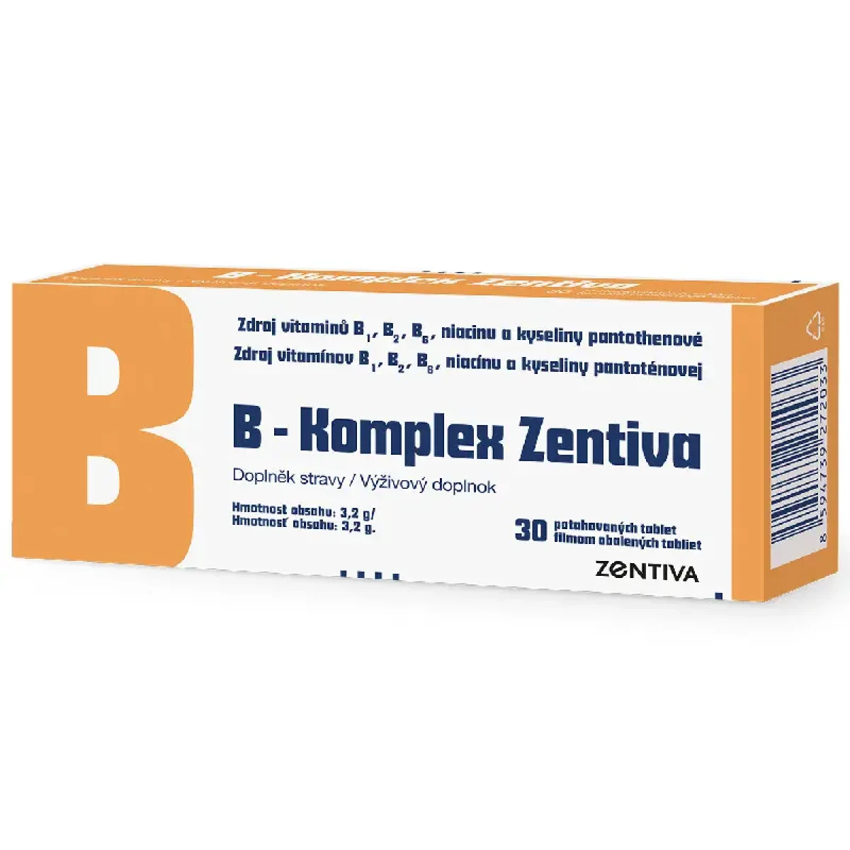 Zentiva B-Komplex flm.30 tablet · záber 1