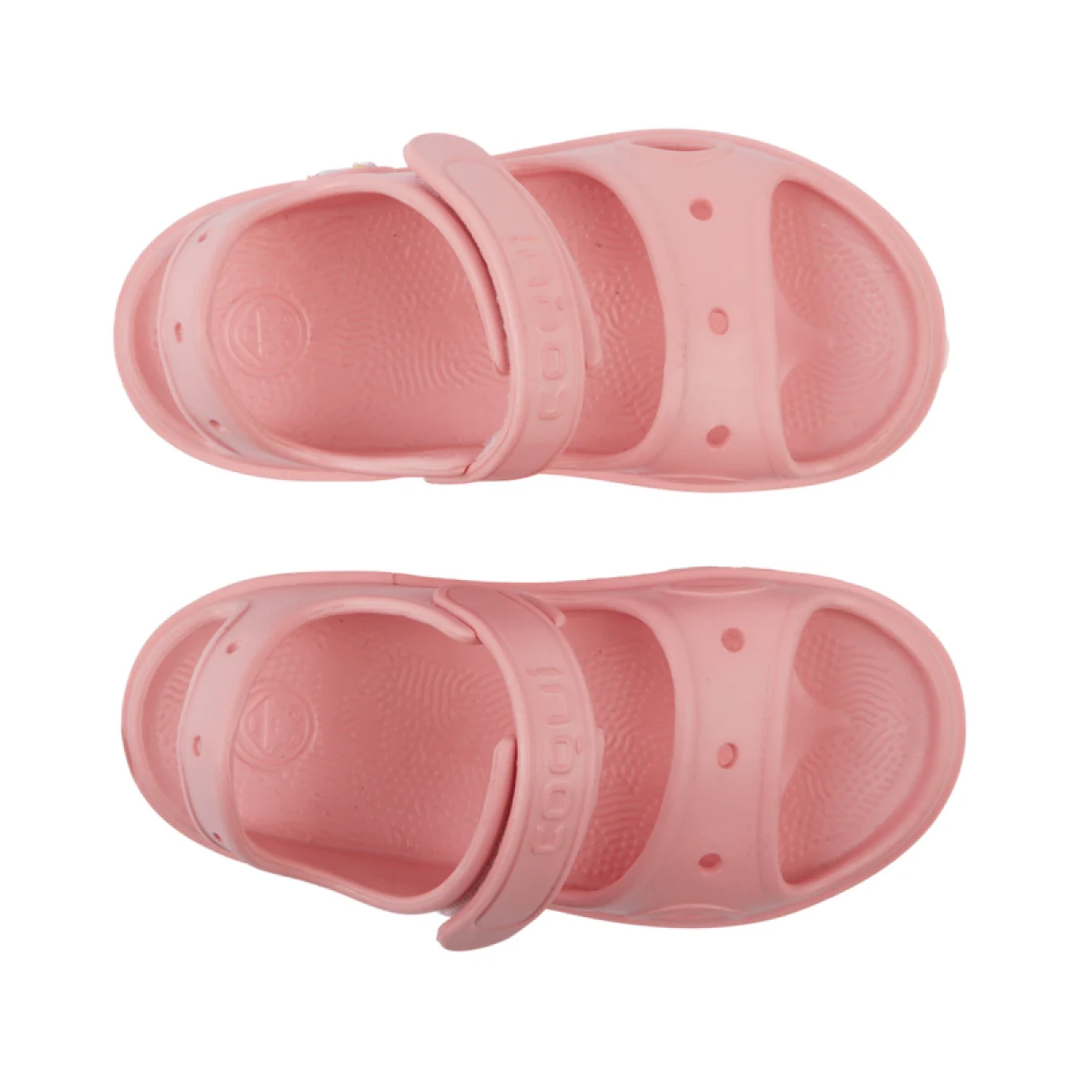 Dívčí sandály COQUI Yogi baby pink rainbow · záber 3