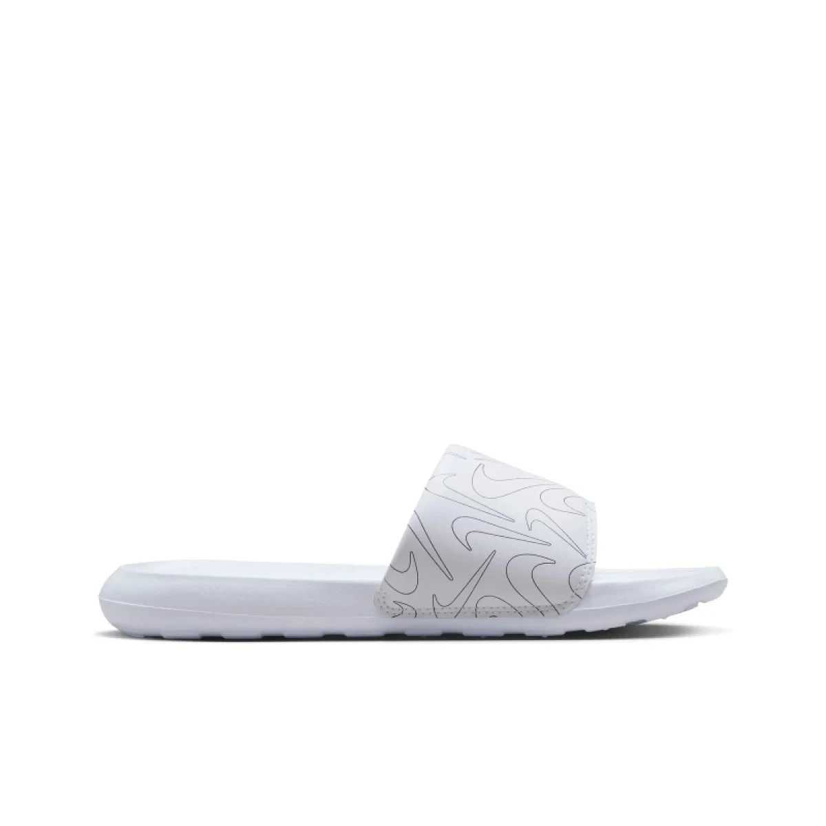 Dámské pantofle (plážová obuv) NIKE Victori One Ws white black · záber 2