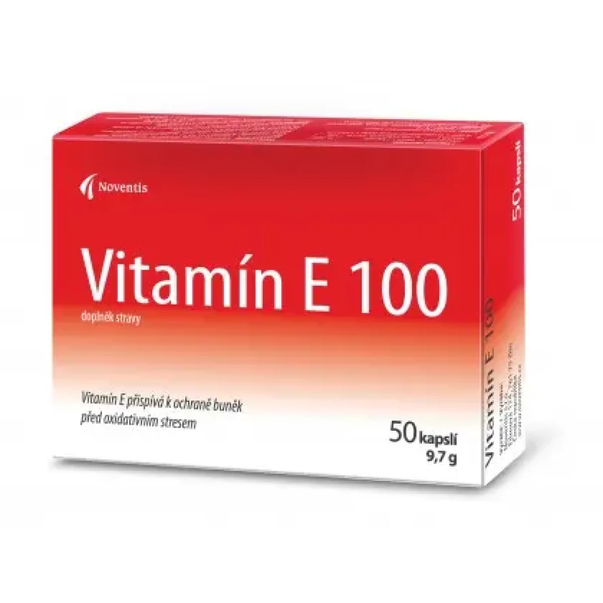 Noventis Vitamin E 100 mg 50 kapslí · záber 1