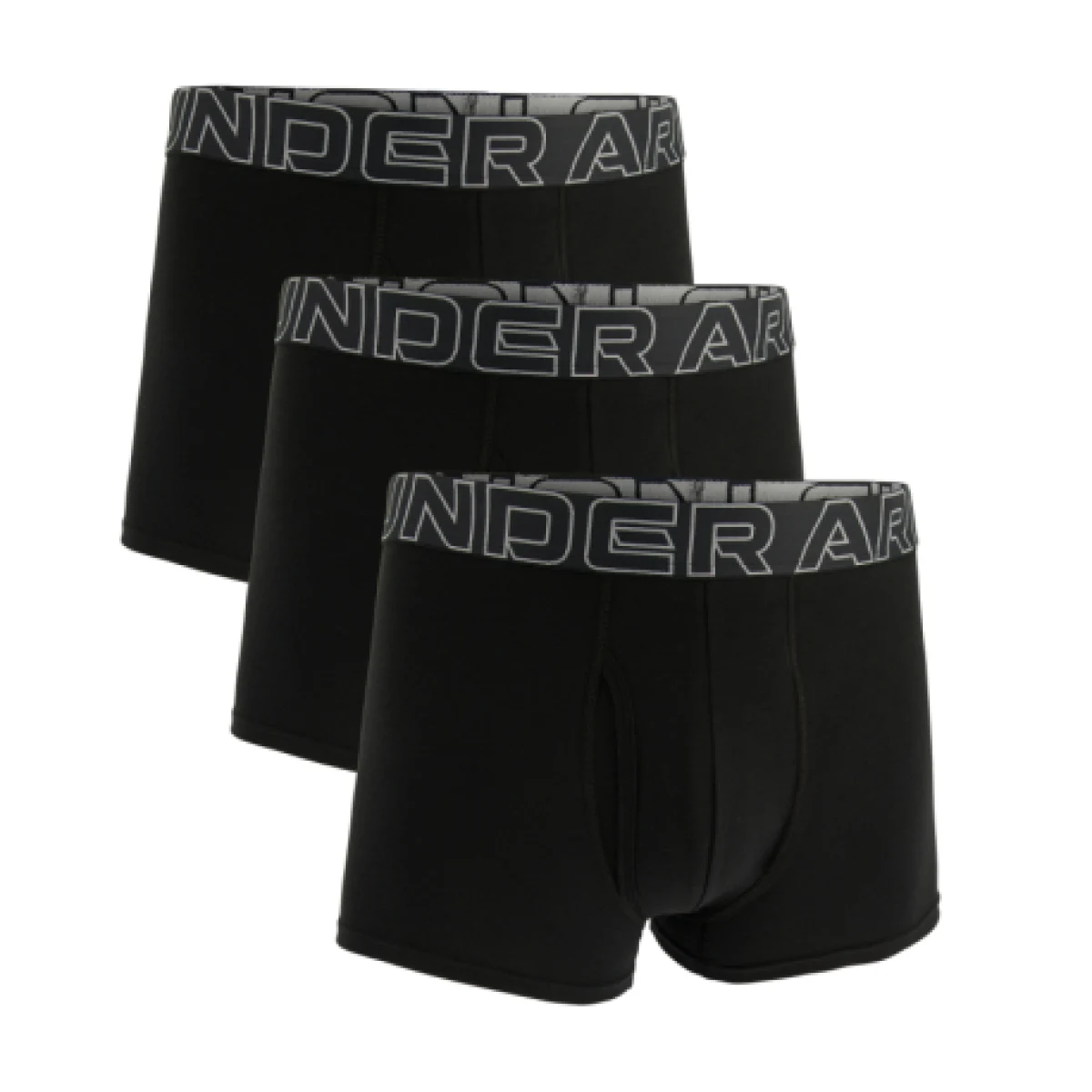 Pánské boxerky UNDER ARMOUR 3 PACK-UA PERFORMANCE COTTON SOLID 3in-BLK - Pohlavie: Pánské · záber 1