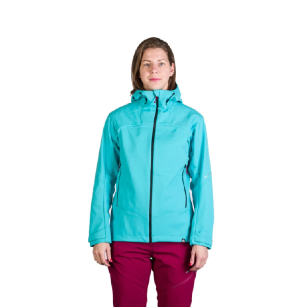 Dámská turistická softshellová bunda NORTHFINDER TINA-396lightblue - Pohlavie: Dámské · záber 1
