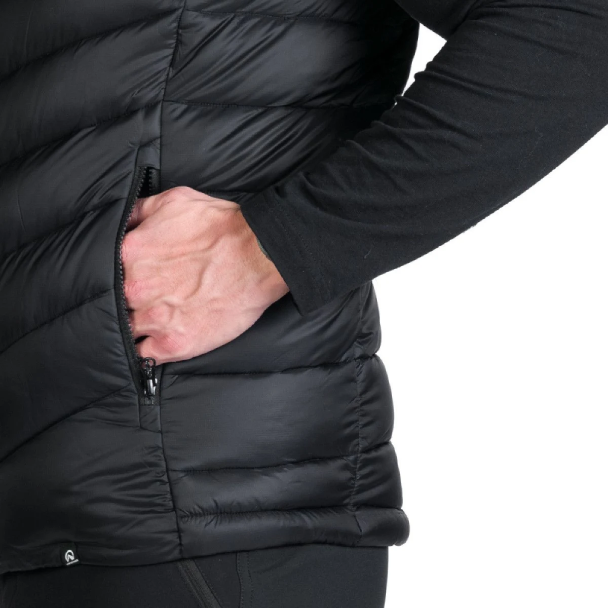 Pánská turistická vesta NORTHFINDER FILIPPO-270blackblack · záber 5
