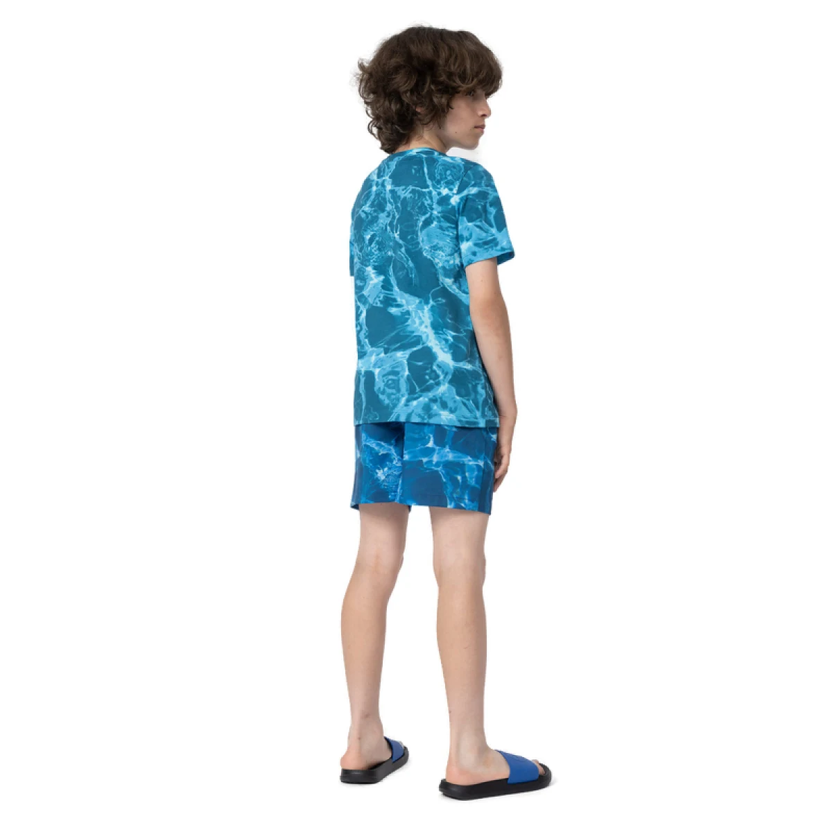 Chlapecké plavky 4F JUNIOR BOARD SHORTS M046-95A-MULTICOLOUR 5 ALLOVER · záber 3