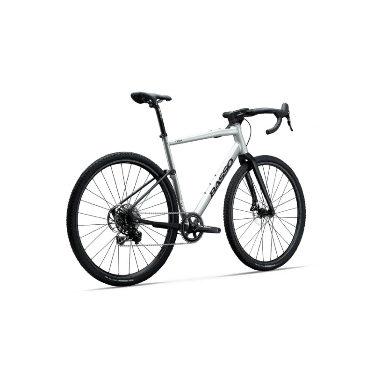 Gravel kolo BASSO Tera, silver, Sram Apex, Microtech MX25 · záber 3