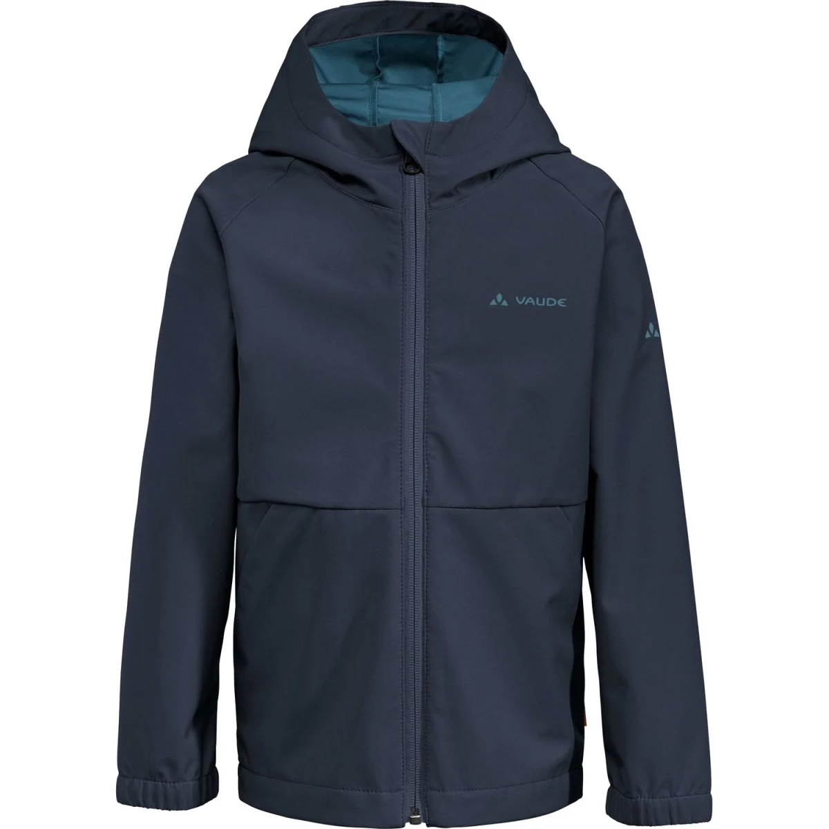 Vaude Kids Kinich Jacket, softshellová bunda, zelená · záber 1