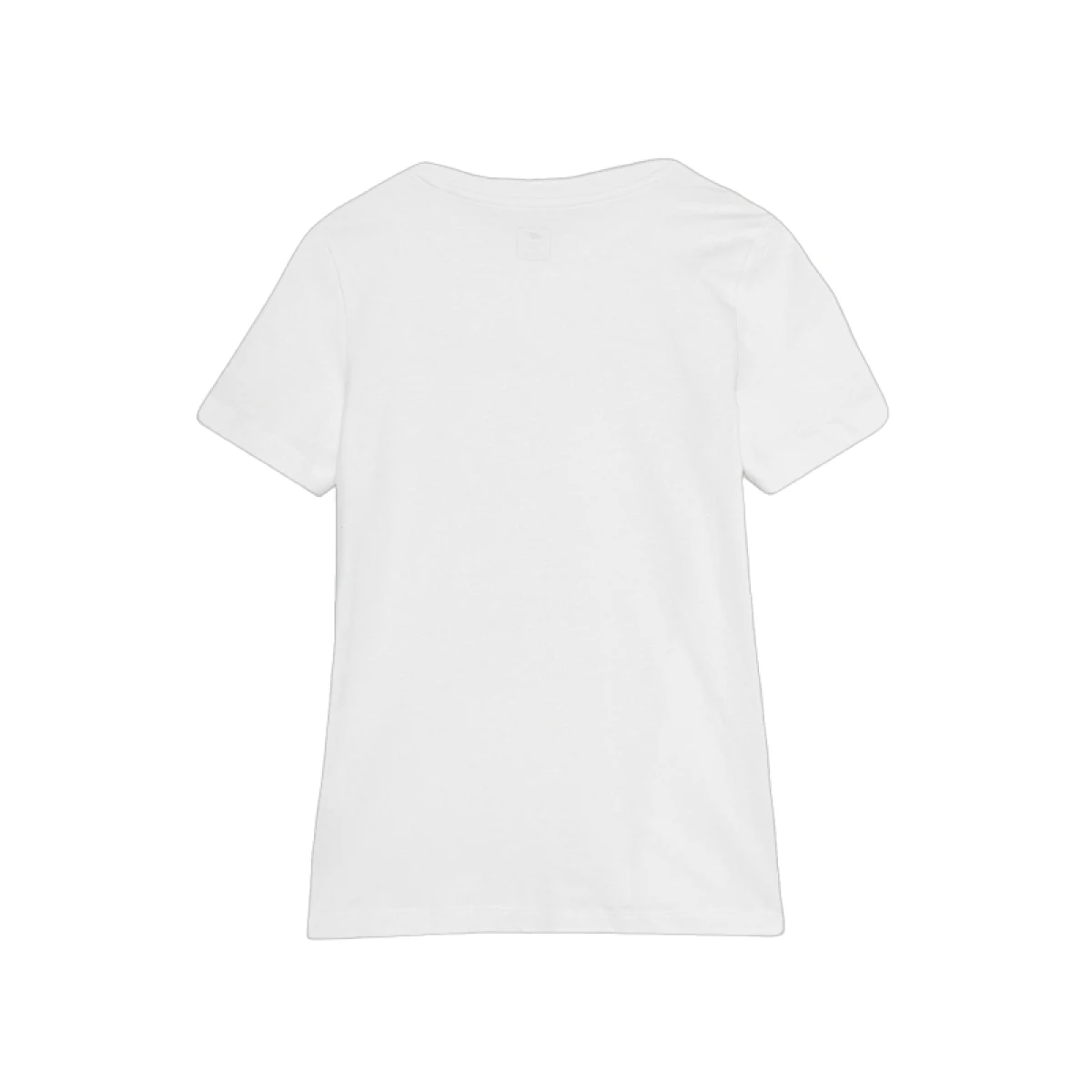 Chlapecké turistické tričko s krátkým rukávem 4F JUNIOR TSHIRT-4FJWSS24TTSHM1132-10S-WHITE · záber 4