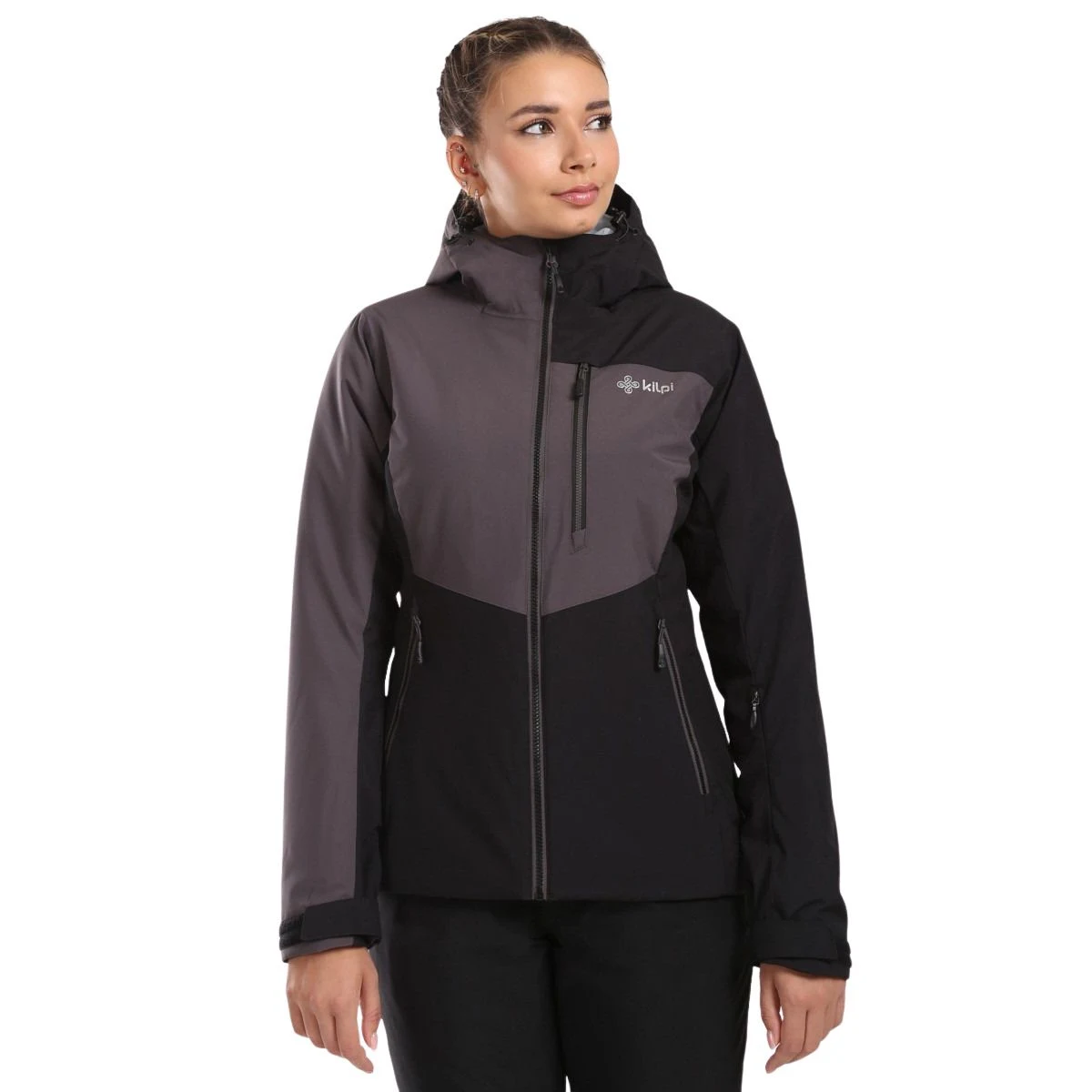 Kilpi Flip, lyžařská bunda, plus size, dámská, černá · záber 1