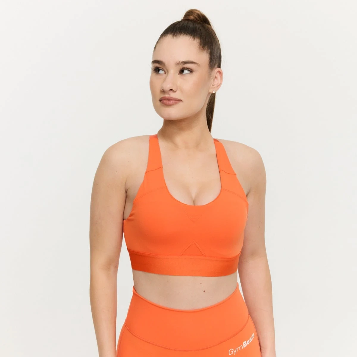 GymBeam Sportovní podprsenka Limitless Orange - Velikost: XXL | Barva: oranžová | Hmotnost: 0,134 kg | Balení: 80 · záber 2