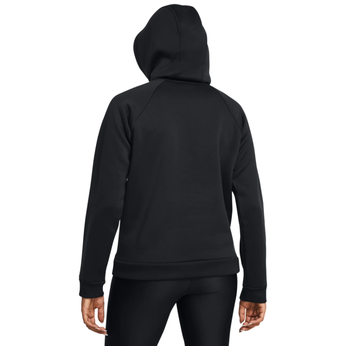 Dámská zateplená mikina s kapucí UNDER ARMOUR UA Armour Fleece Hoodie-BLK · záber 2